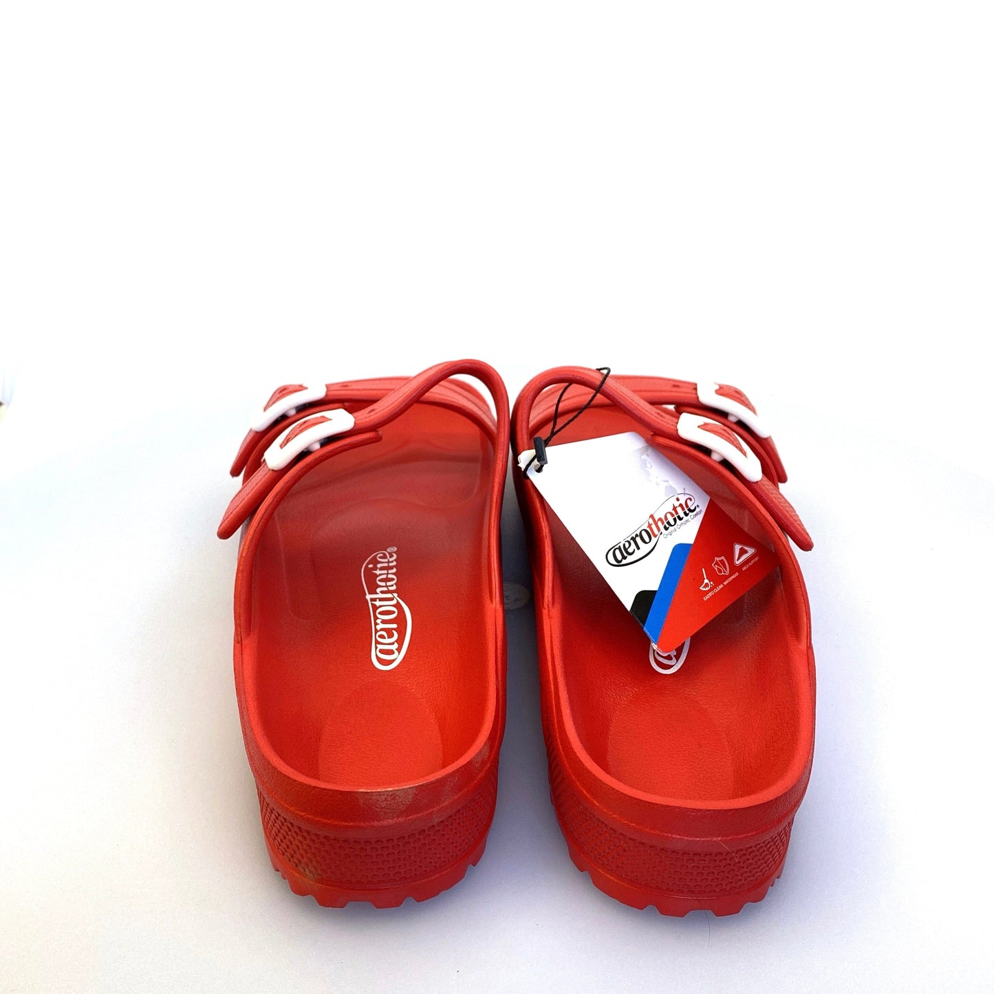 NEW Aerothotic Womens Orthotic Comfort Sandals, Red - Size 11