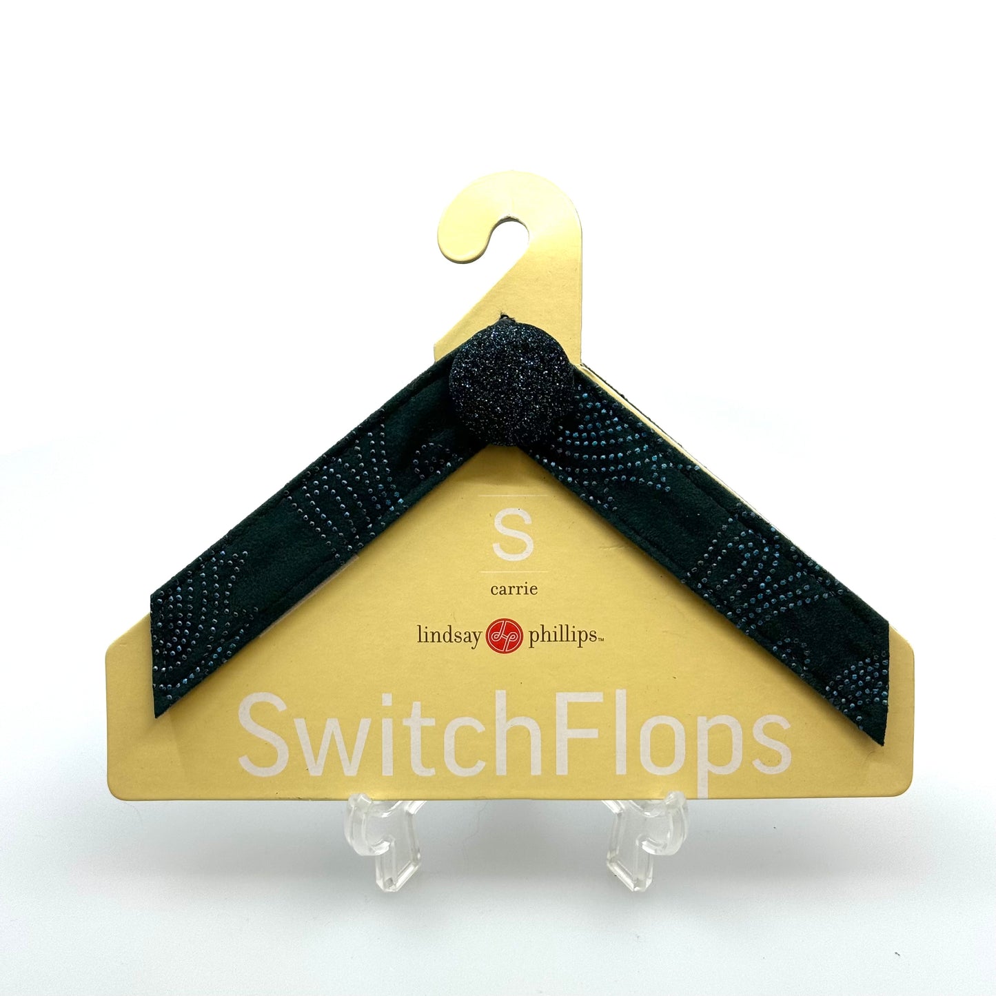 Lindsay Phillips Switchflops | 'Carrie' Sparkly Flip-Flop Straps | Color: Green | Size: S | NEW