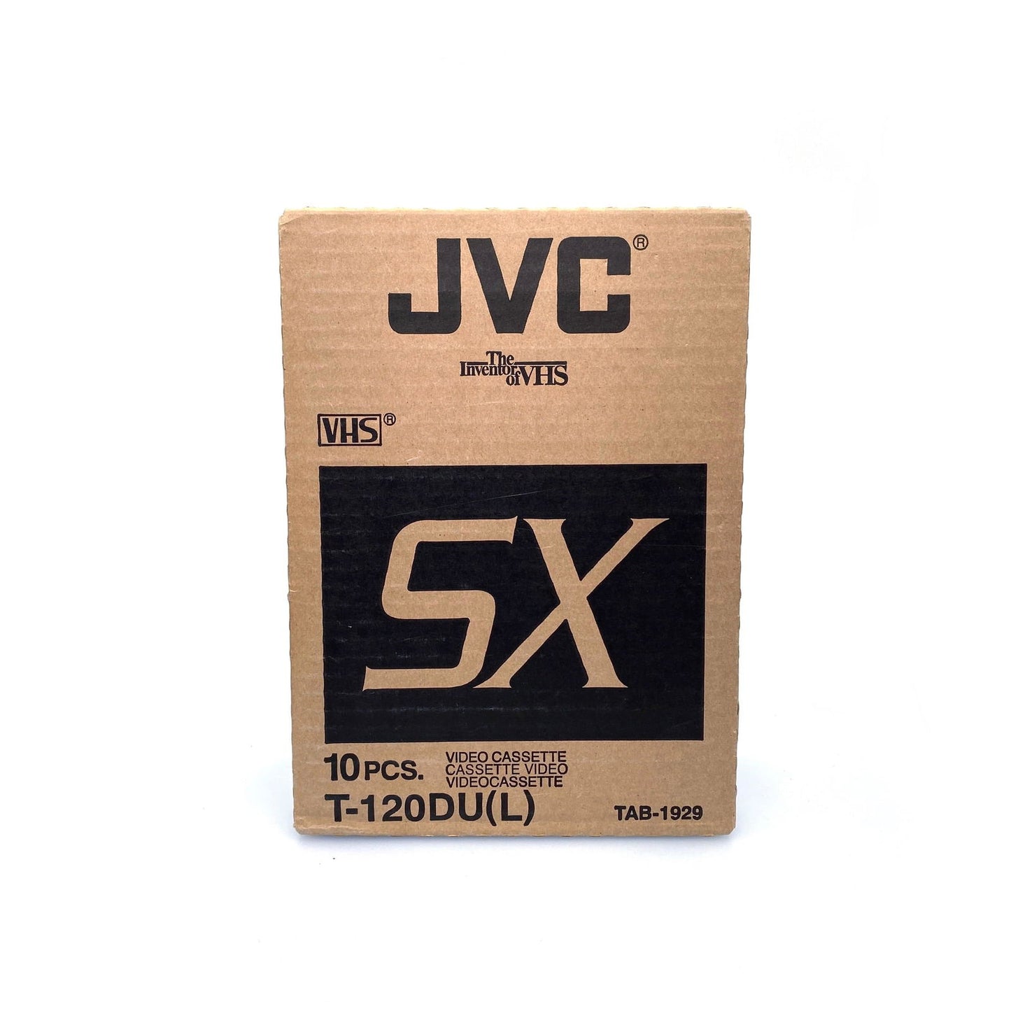 (10) JVC T-120DU(L) SX 6 Hour Video Cassette Tape NEW BACKSTOCK - | Buy at Parsimony Shoppes