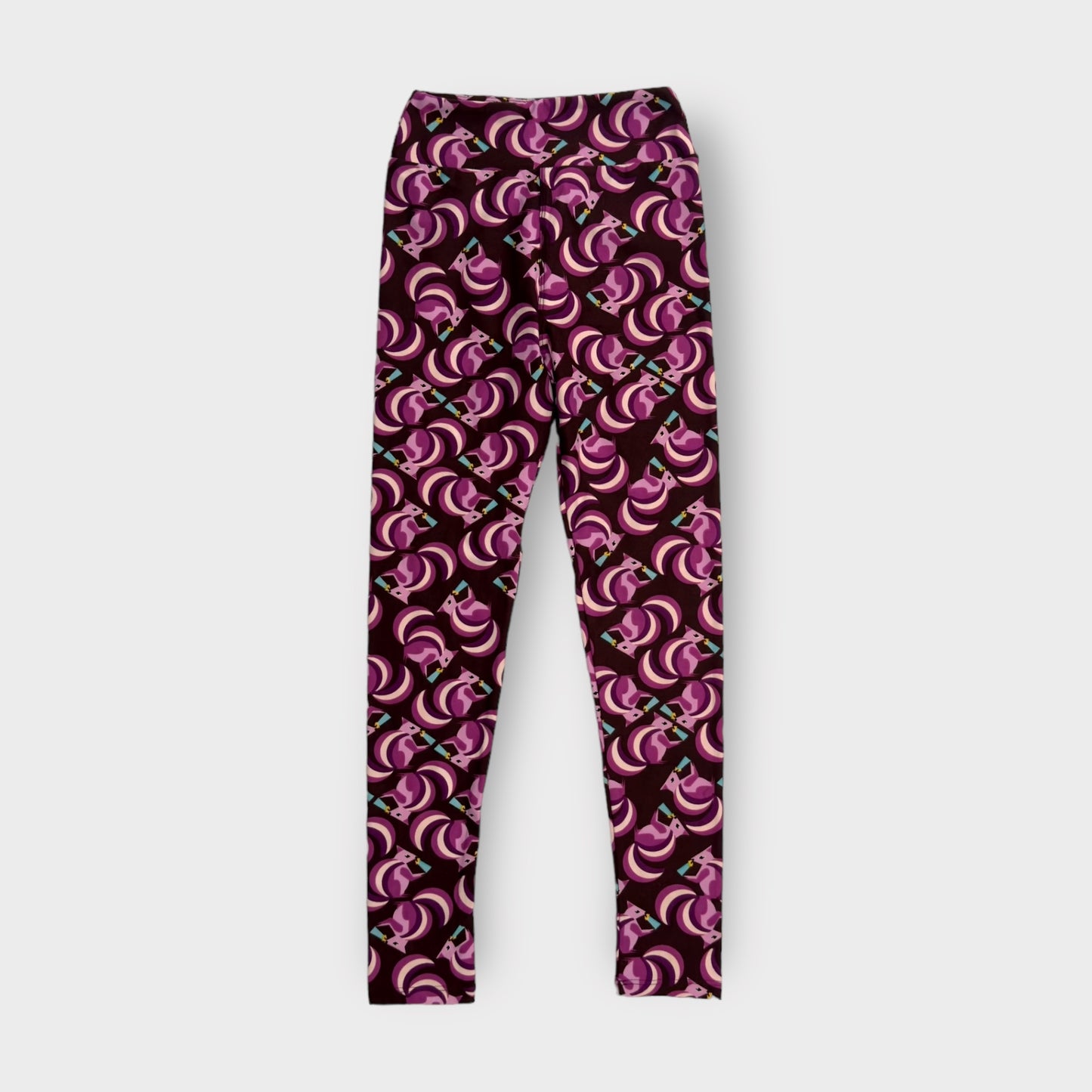LuLaRoe Juniors Leggings | Tween (00-0) | Purple Squirrel Pattern | Buttery Soft | New