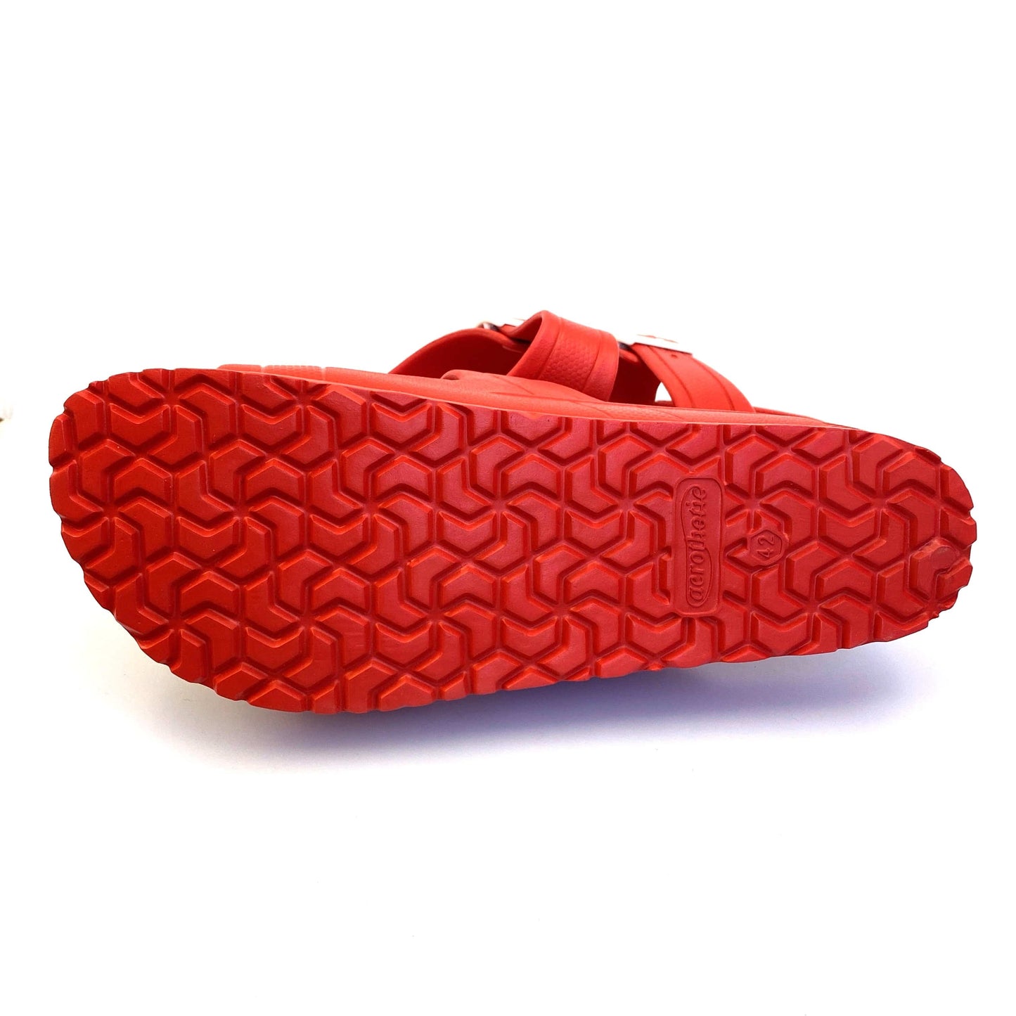 NEW Aerothotic Womens Orthotic Comfort Sandals, Red - Size 11