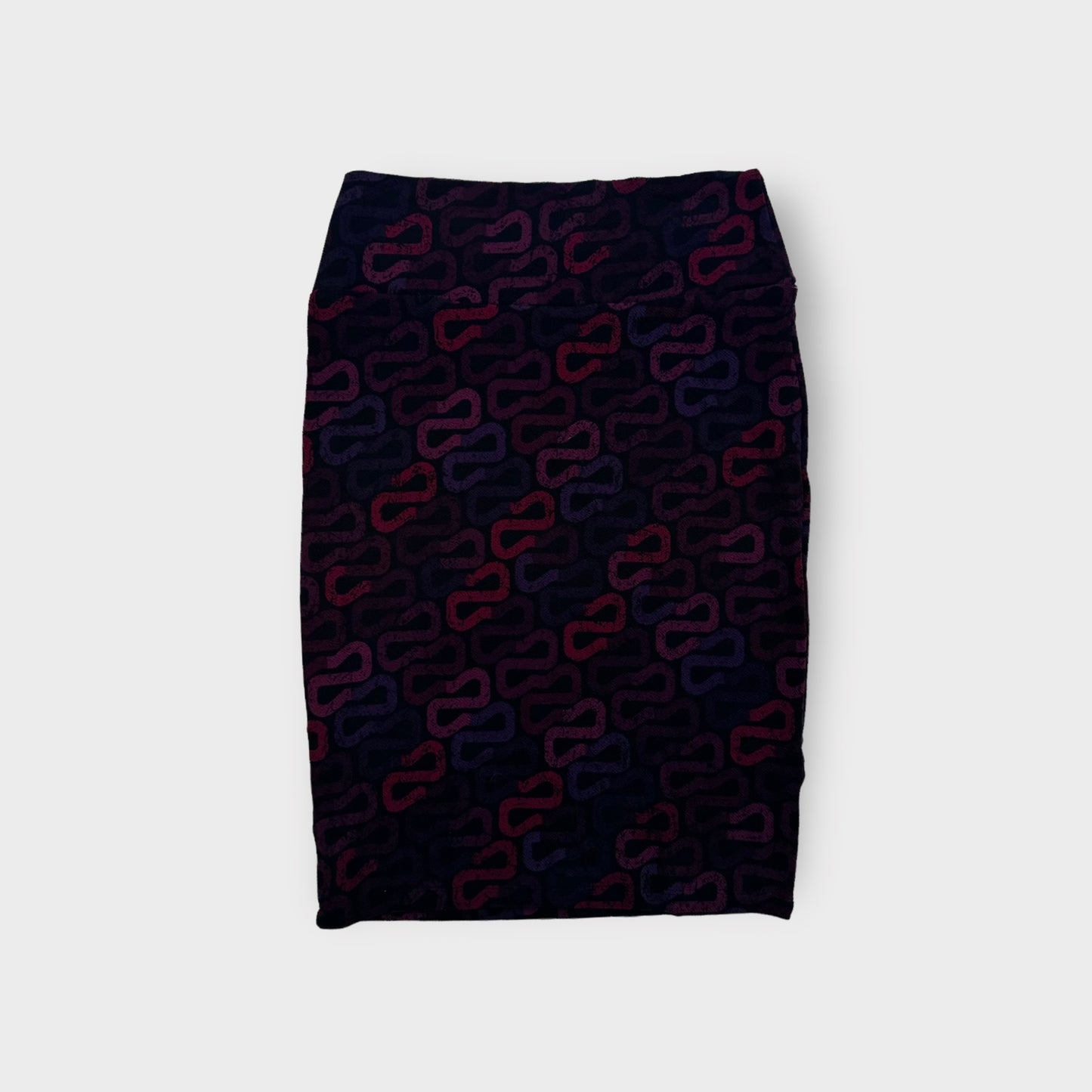 LuLaRoe Cassie Pencil Skirt | S (6-8) | Purple/Blue LINKS | NWT