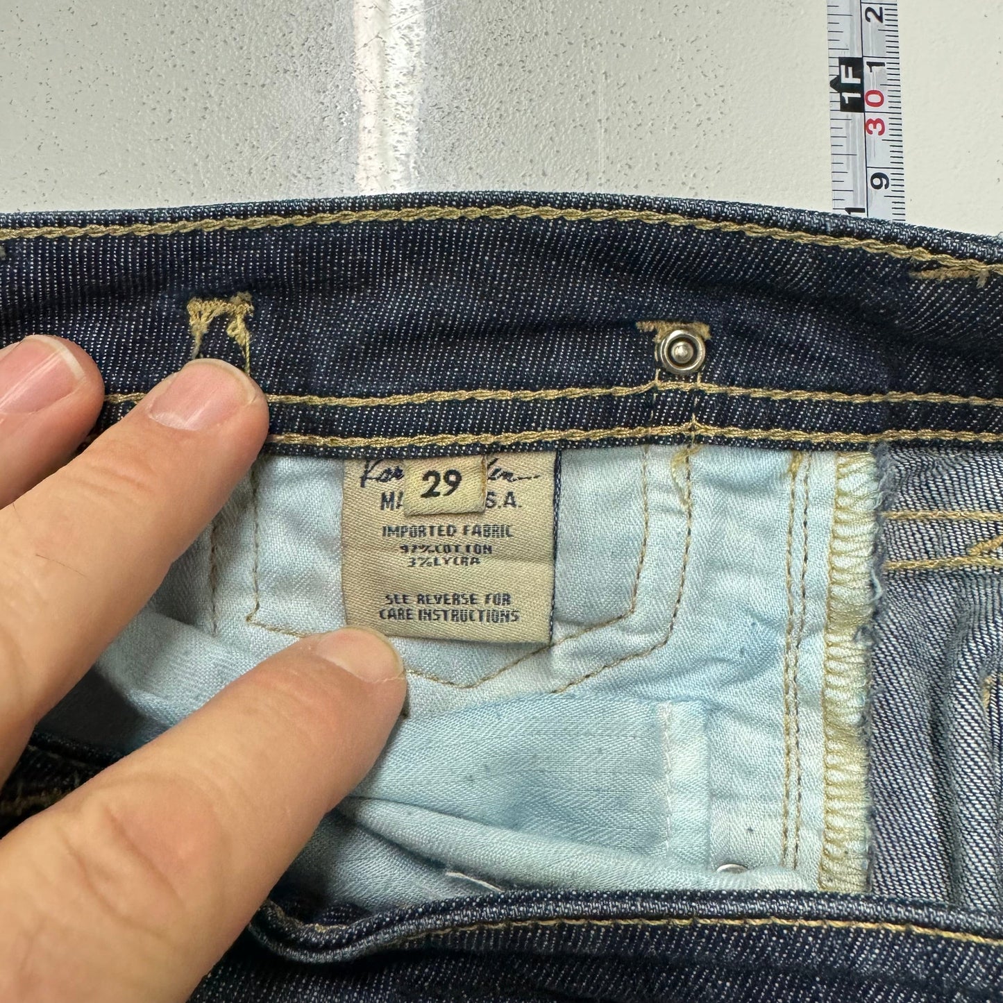 Karmel & Alden Women's Bootcut Jeans – Pre-Owned Quality – Perfect for Casual Wear – Available in Blue, Size 29