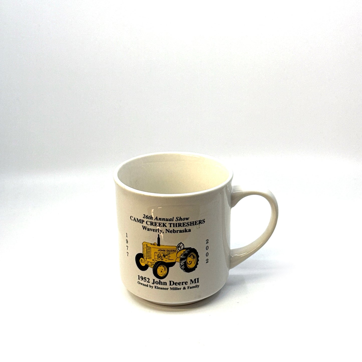 Waverly, NE | 26th Annual Camp Creek Threshers Coffee Mug | Color: White | Size: 12 oz