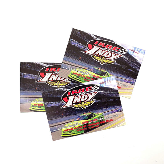 1999 IROC at INDY Indianapolis Motor Speedway Ticket Stubs, Set of -  | Buy at Parsimony Shoppes