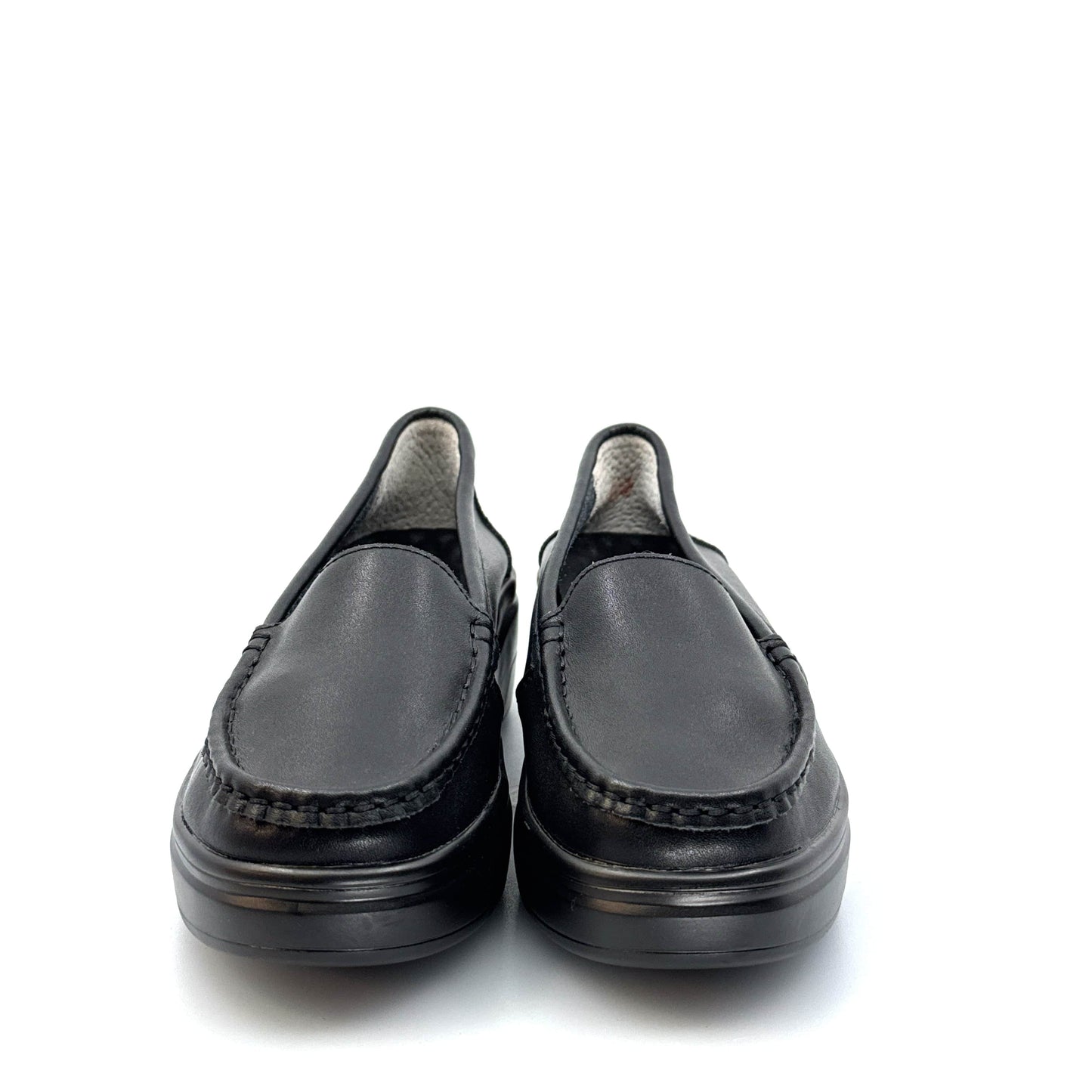 ZYEN Womens Size 37 Black Nursing Shoes Comfortable Walking Slip-On Restaurant Lightweight Loafers