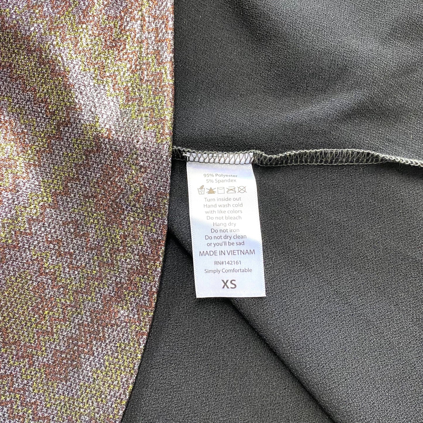 LuLaRoe Womens XS Purple/Silver/Gold Metallic ELEGANT 'Carly' S/s Swing Dress NWT