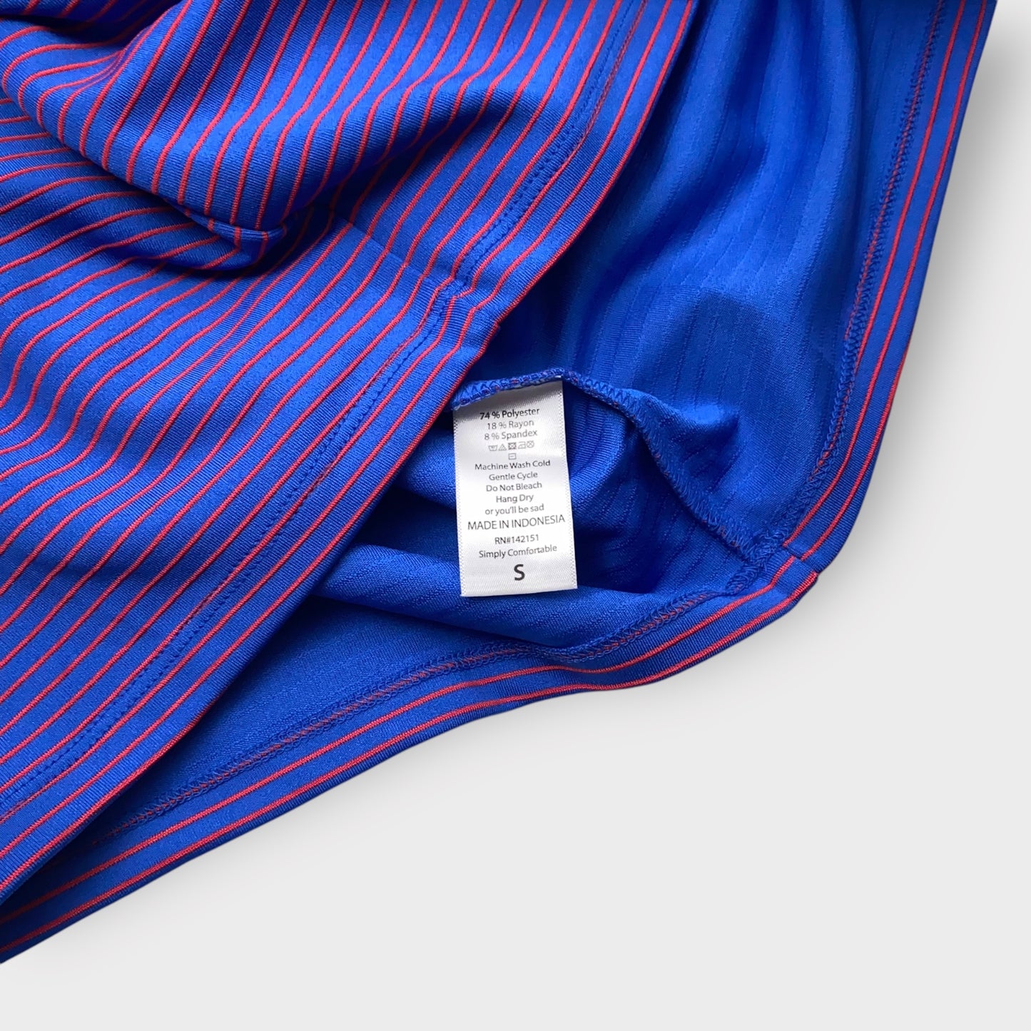 LuLaRoe Cassie Pencil Skirt - Royal Blue/Red Microstripe - Women's S (6-8) - NWT
