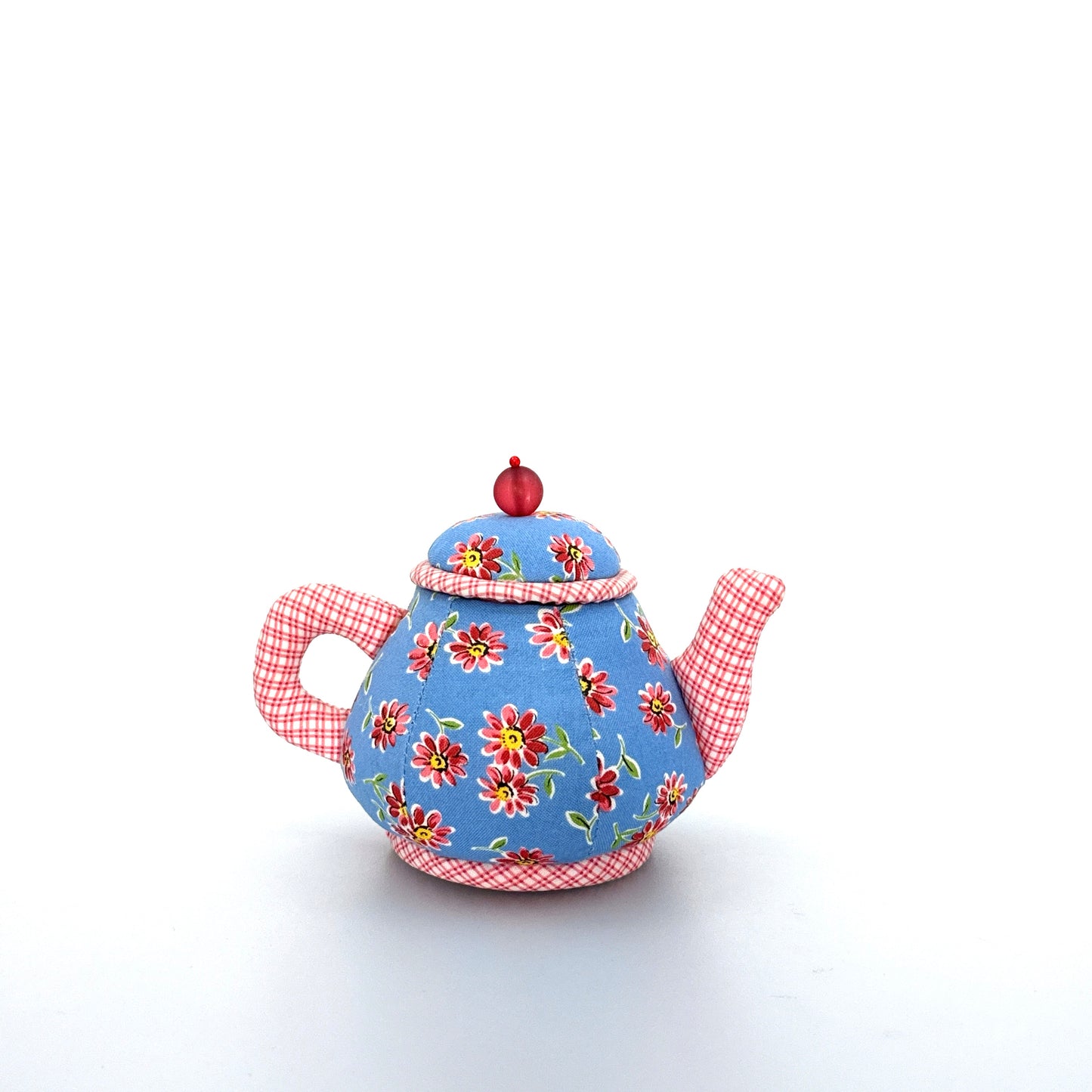 Vintage Dritz Collectible Cushions Chintz Teapot Pin Cushion Sewing Storage