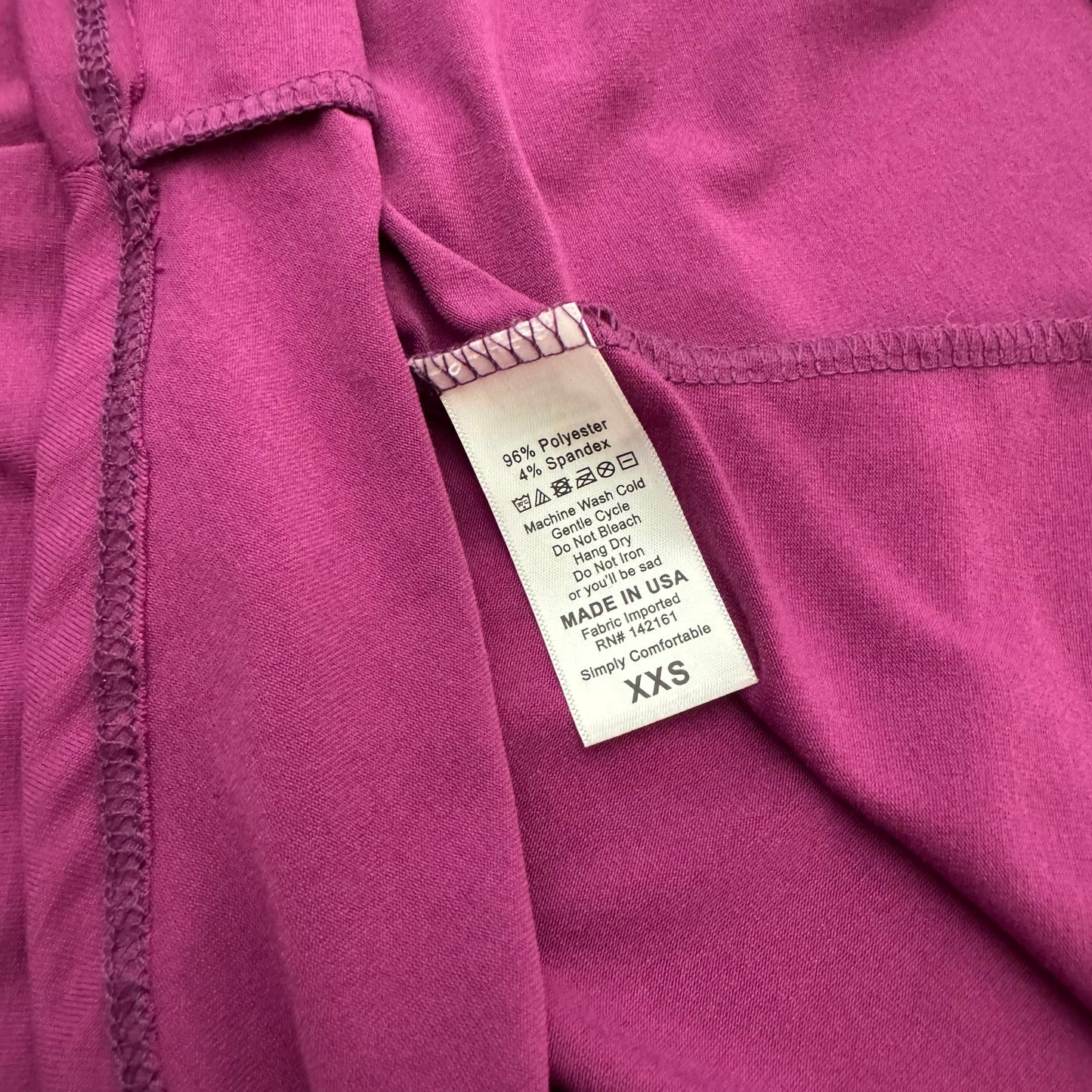 LuLaRoe Vault | Lynnae High-Low L/s Top | Size: XXS (00-0) | Purple | Solid | NWT