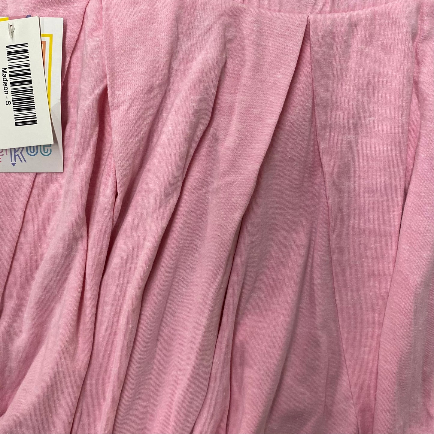 LuLaRoe Madison Pleated Skirt w/Pockets | S (6-8) | Light Pink Solid | NWT