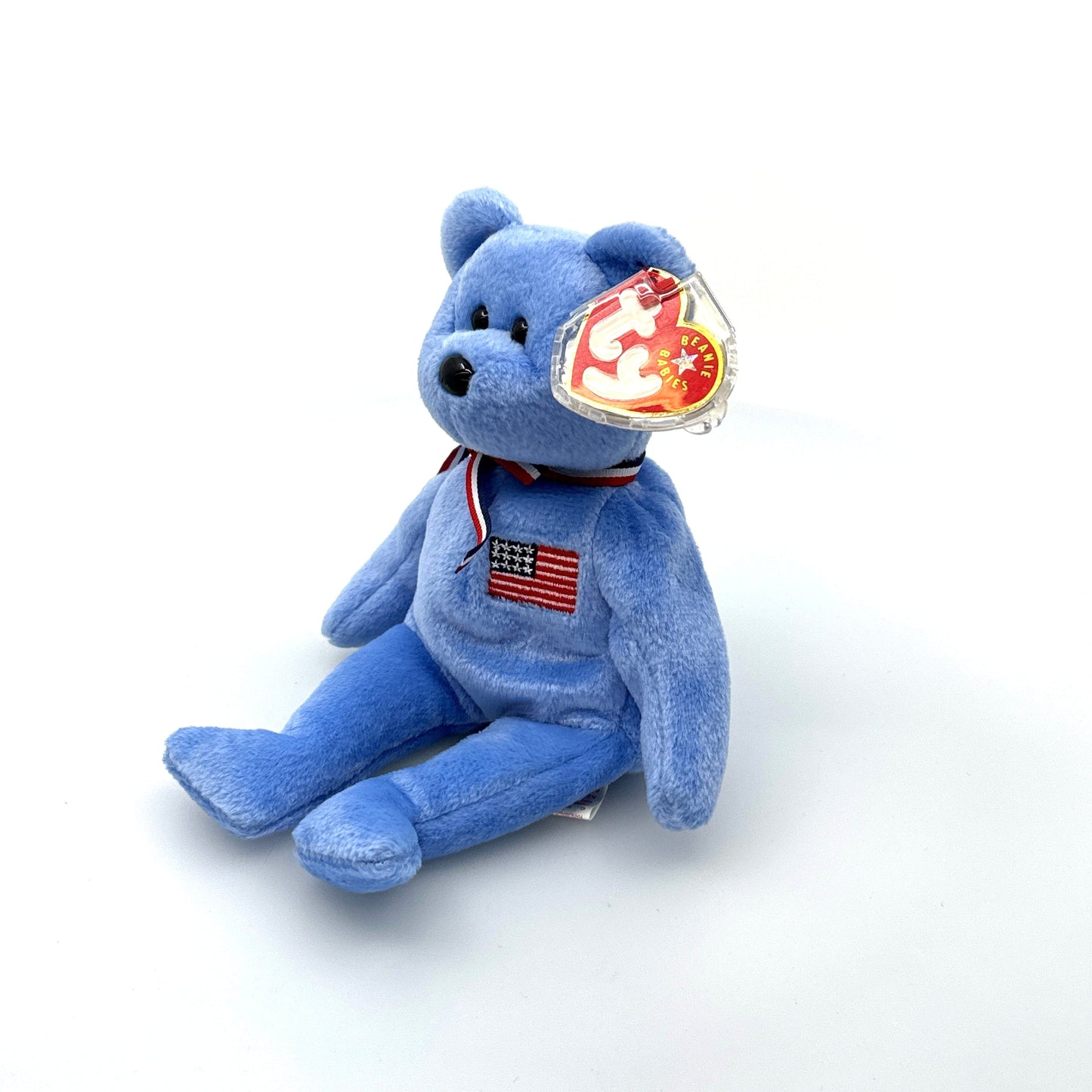 Ty Original Beanie Babies | America The Bear w/Black Nose