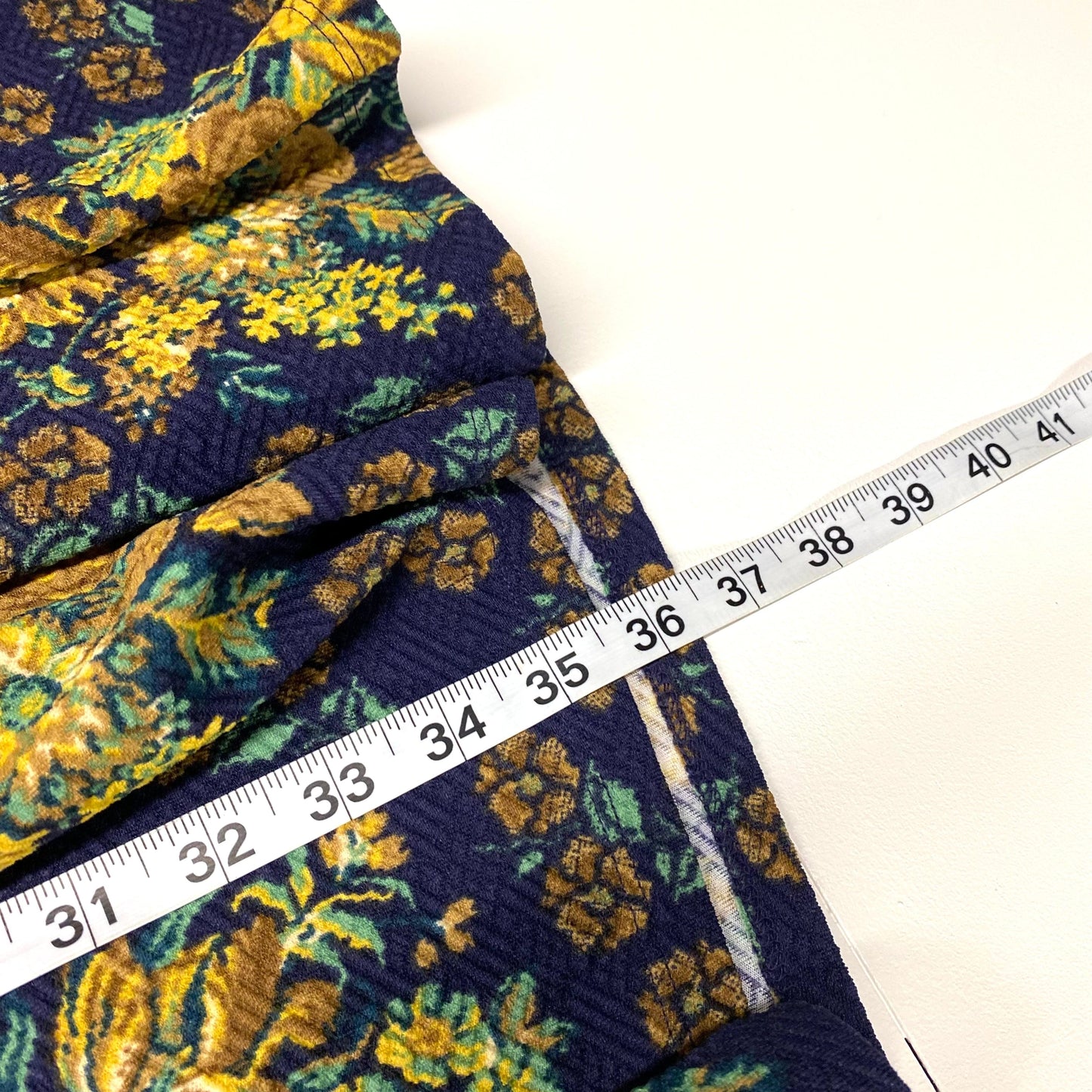 LuLaRoe Womens XS Amelia Navy Blue/Yellow Floral Dress S/s NWT