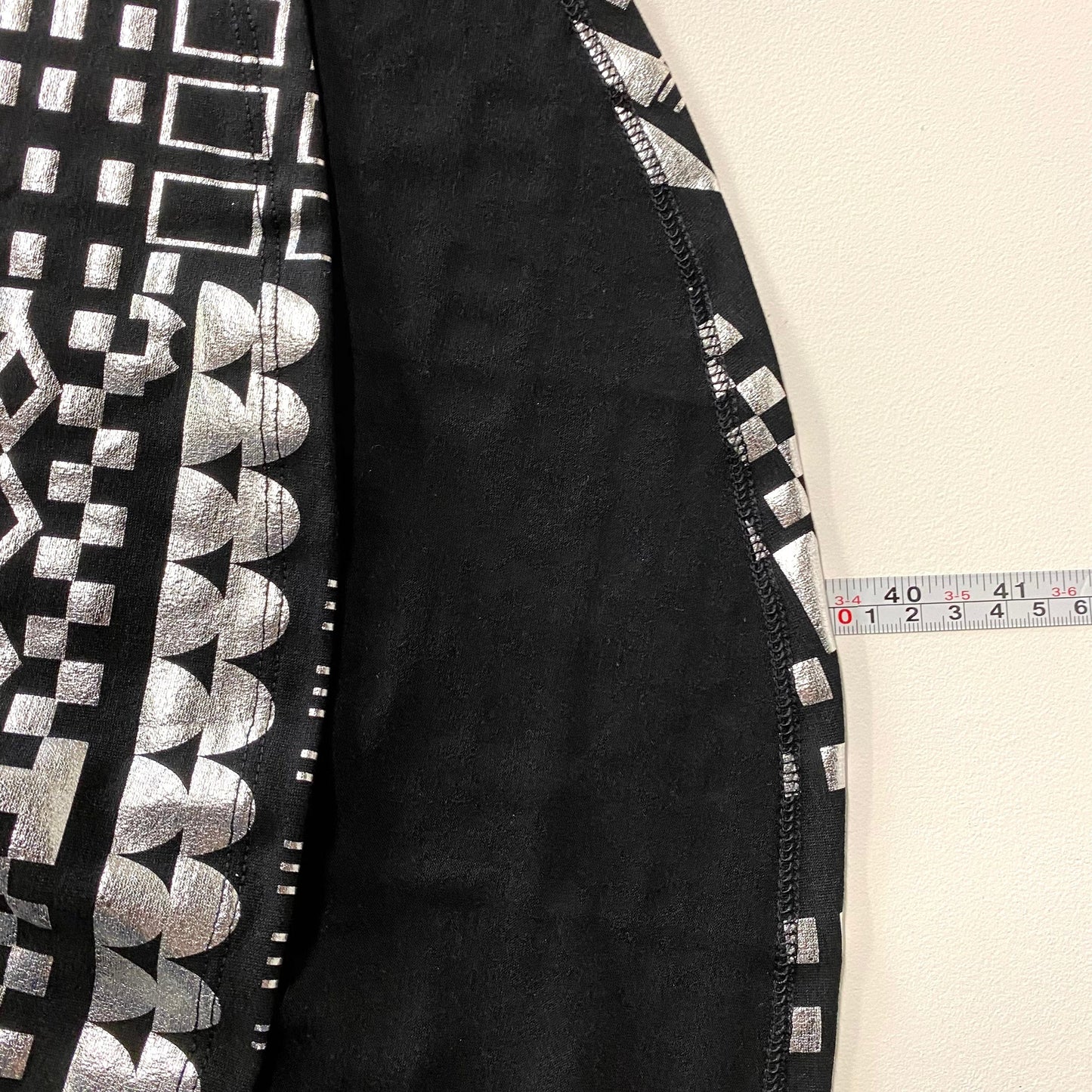 LuLaRoe Womens XXS Black/Silver Metallic ELEGANT 'Carly' S/s Swing Dress NWT