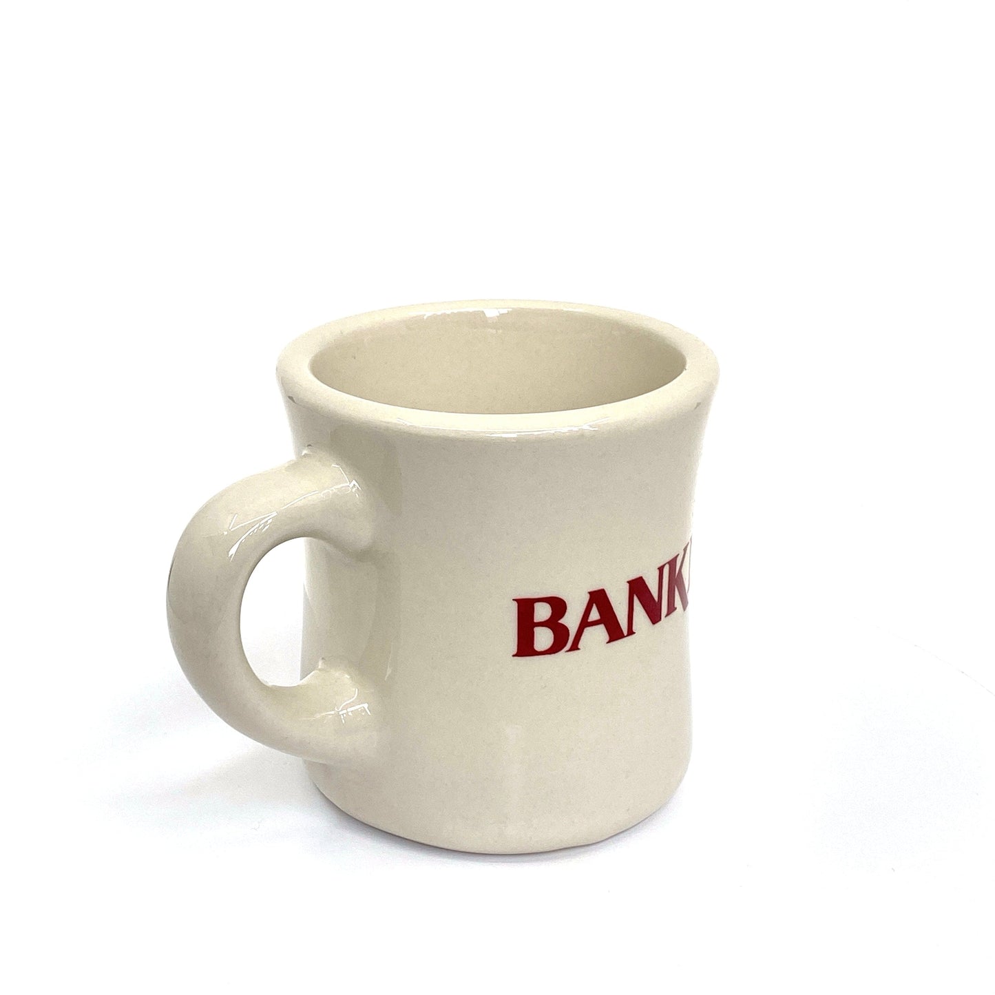 Vintage ‘Bank IV’ Logo Ceramic Coffee Mug Cup Vintage 14 Fl Oz