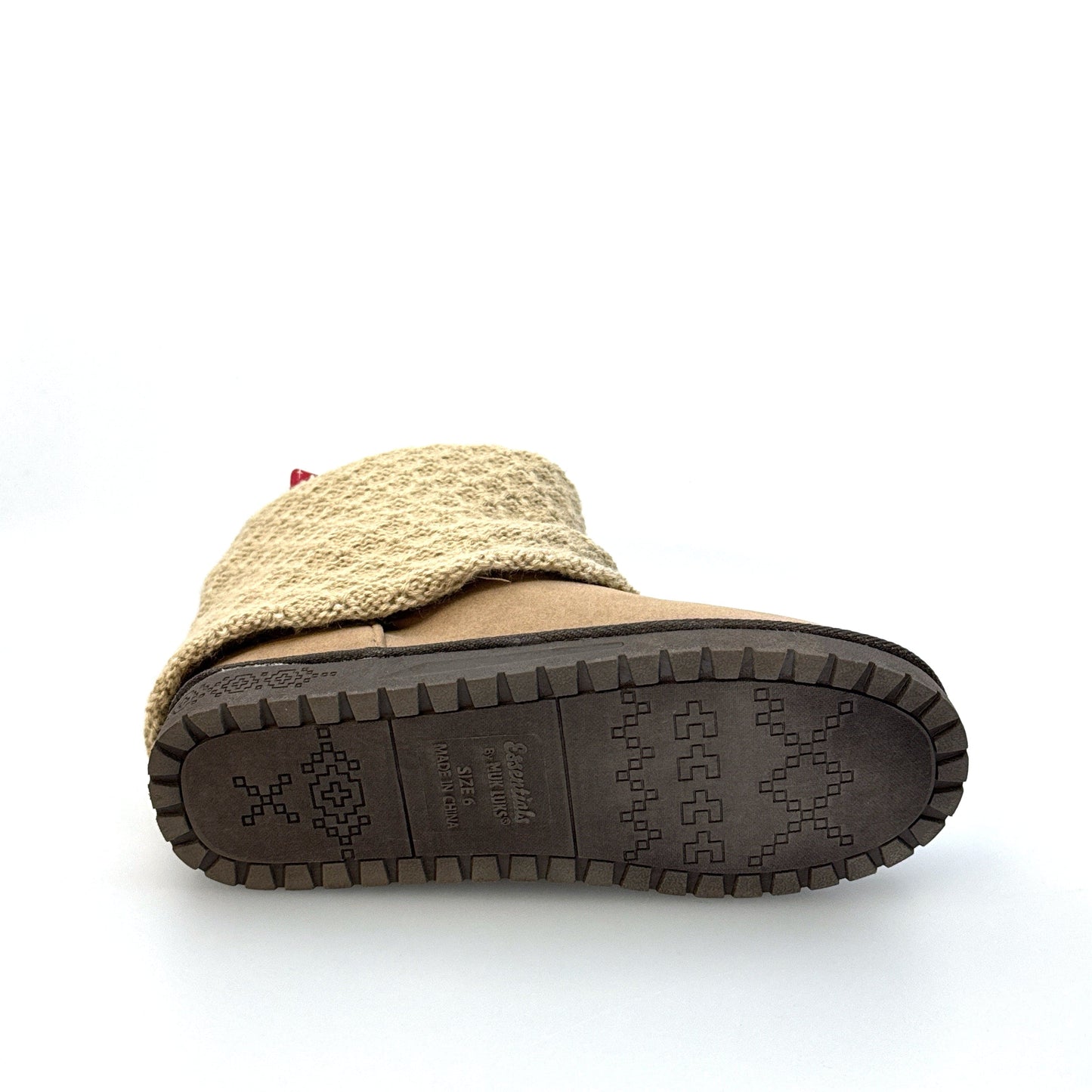 Muk Luks Essentials | Womens Laurel Boot | Color: Beige/Fawn Marl | Size: 6 | NWT