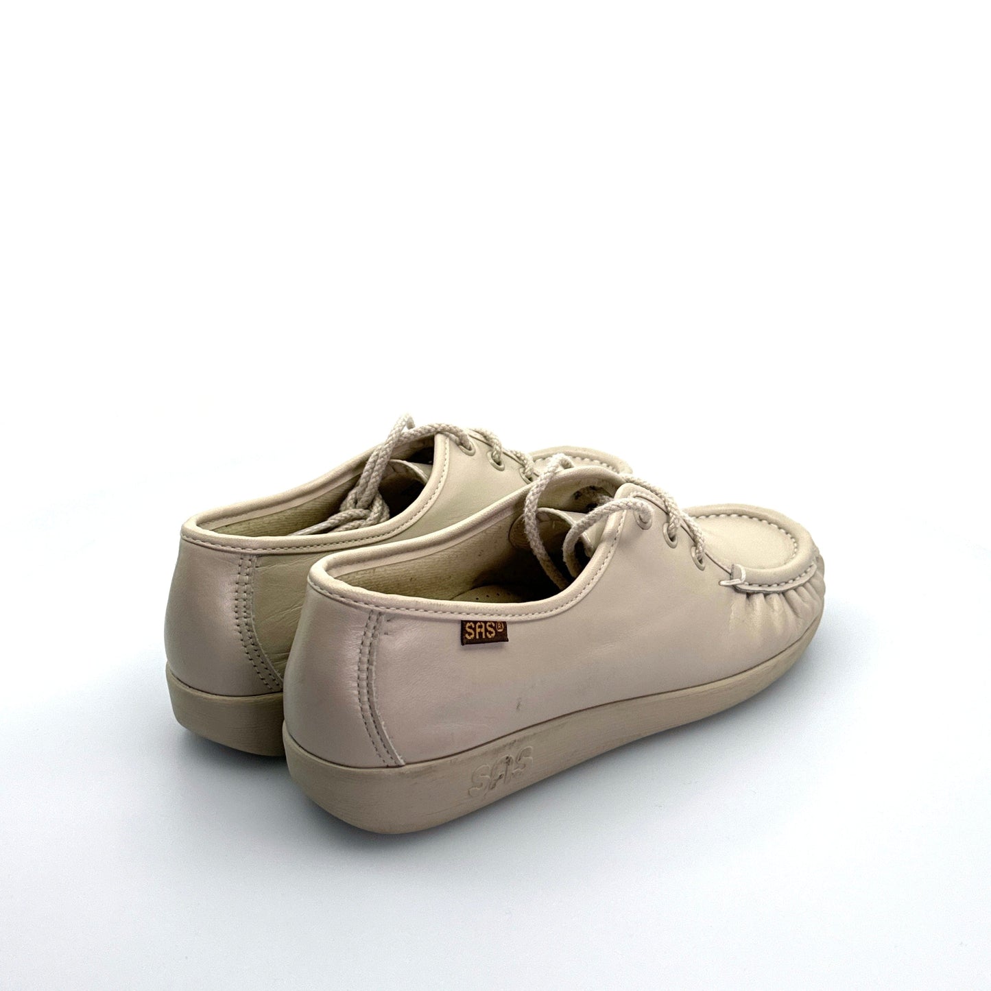 SAS | Womens Siesta Lace-Up Oxfords | Color: Beige | Size: 6M | GUC