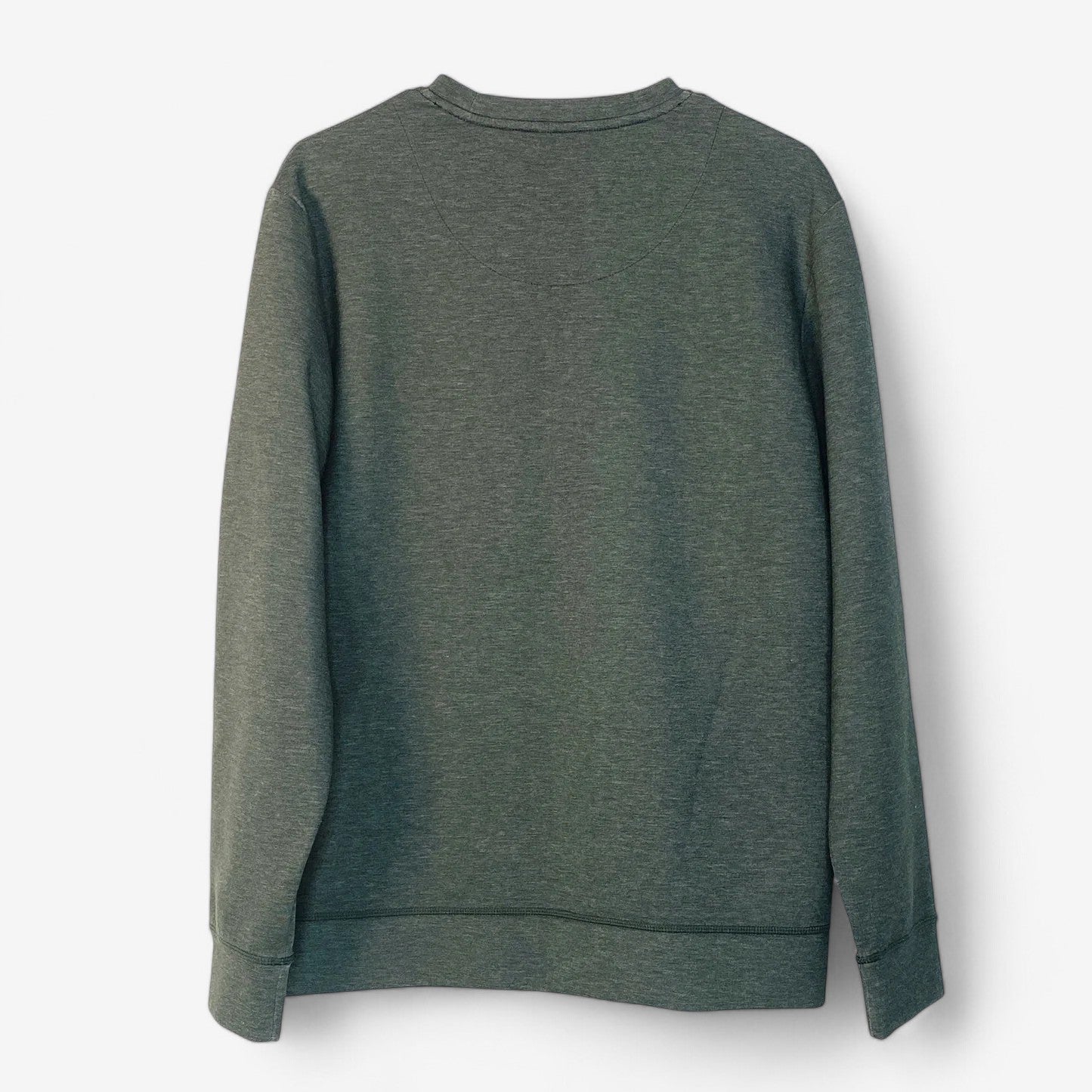 Men's Green Long Sleeve Pullover Sweatshirt - Size M - 32 Degrees Heat