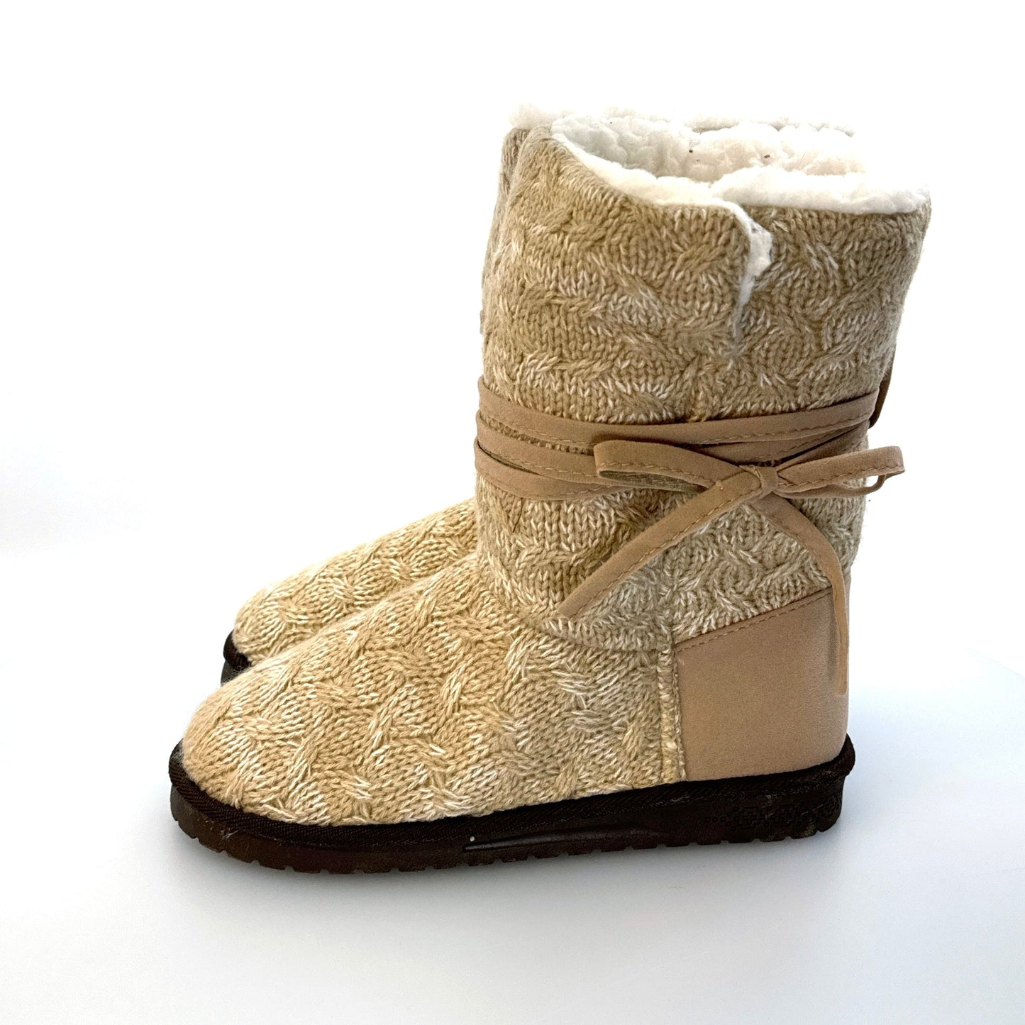 Muk Luks Essentials | Womens Clementine Boot | Color: Beige/Fawn Marl | Size: 6 | NWT