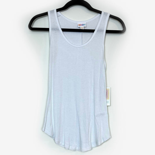 LuLaRoe Vault | Womens Tank Top | Size: XXS | Color: White | Solid/Ribbed | NWT