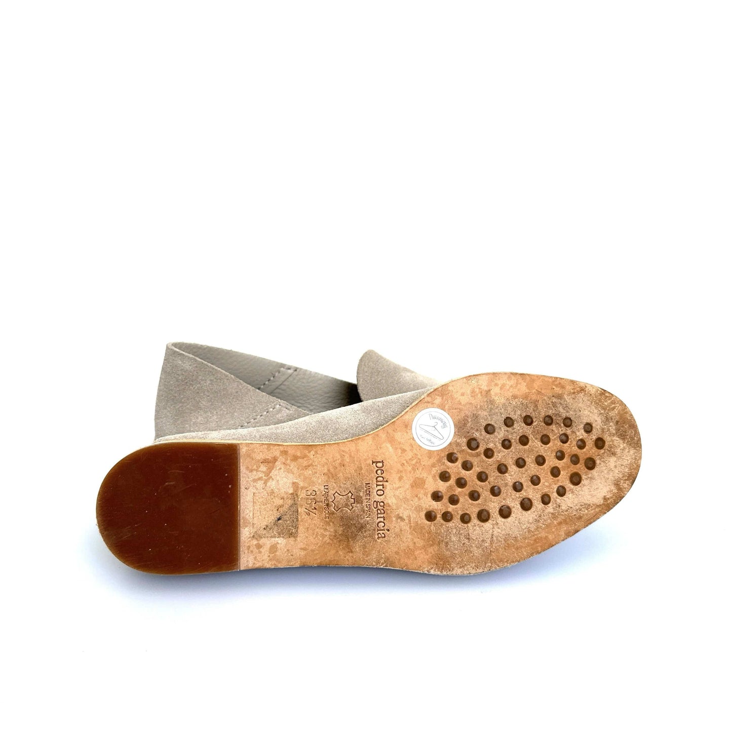 Pedro Garcia Women Size 36.5 ‘Yoshi’ Soft Suede Slip-On Shoes, Pre-Owned