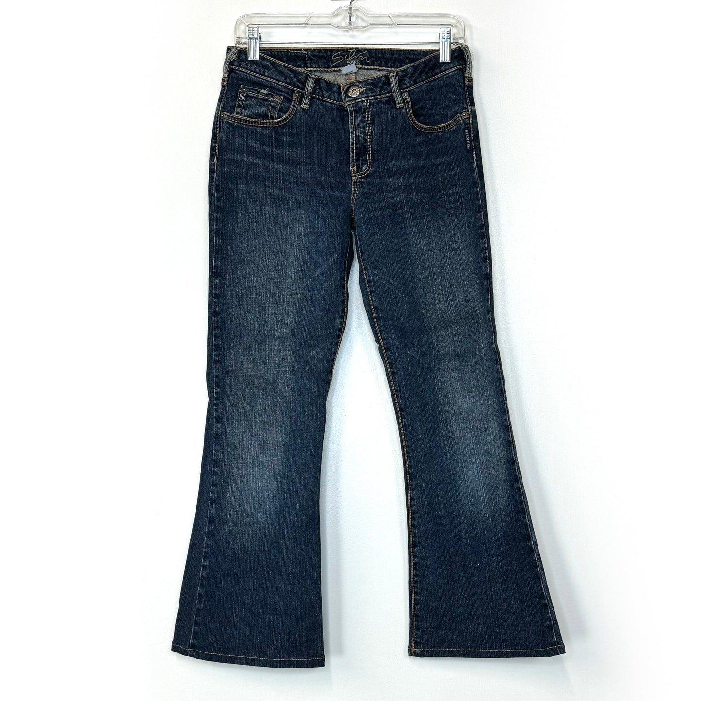 Silver Jeans Suki Mid Slim Boot – Comfortable Fit for Women – Available in Blue – Size 28/33