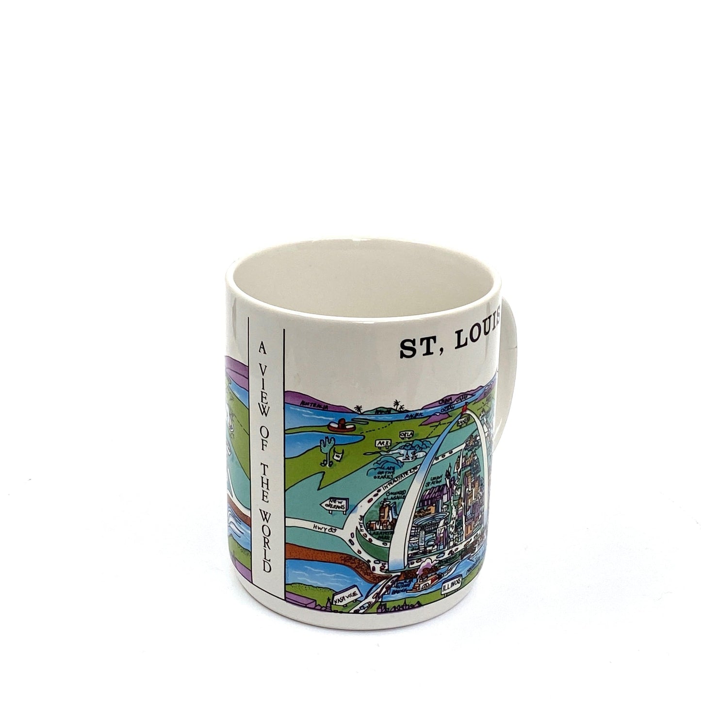 St. Louis, MO. Travel Tourism Souvenir Coffee Cup/Mug 14 Fl Oz