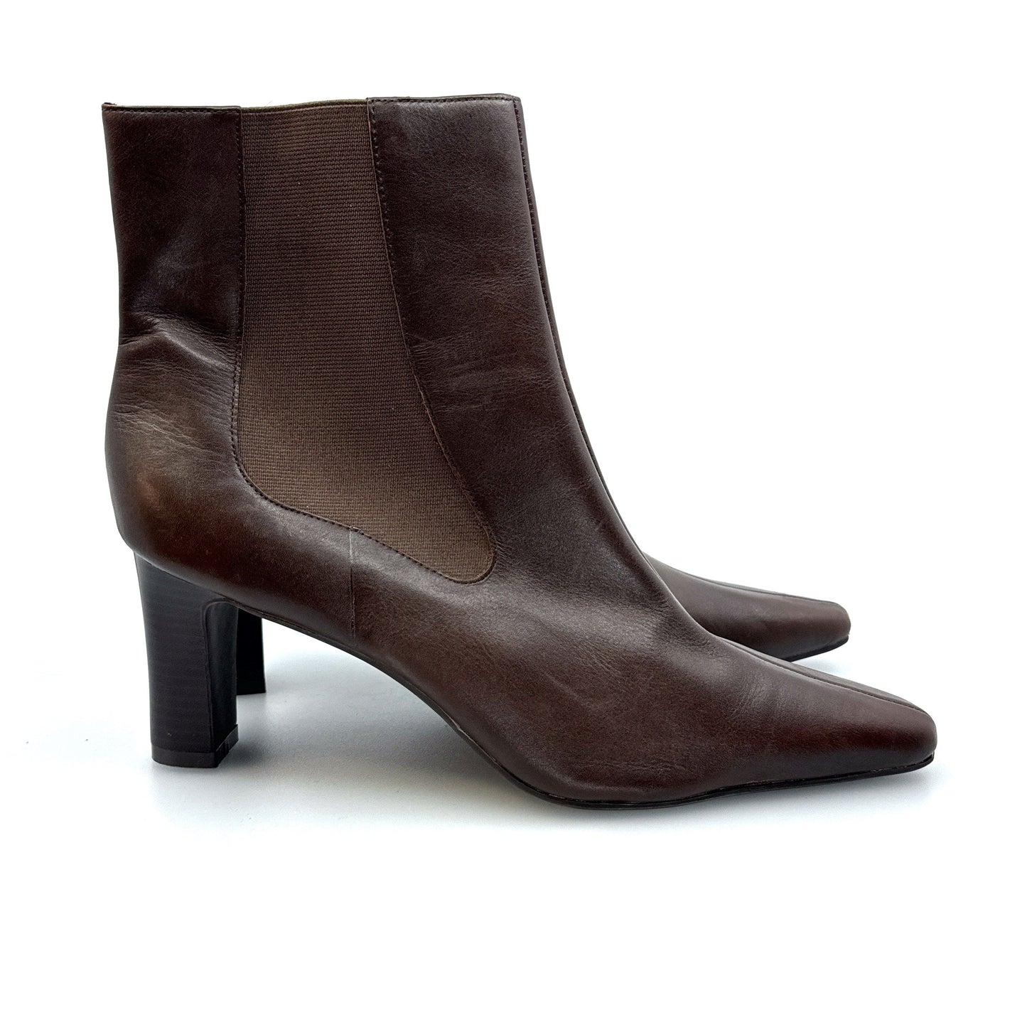 Predictions Womens Size 11 Zip Up Pointed Ankle Heeled Boots NWT