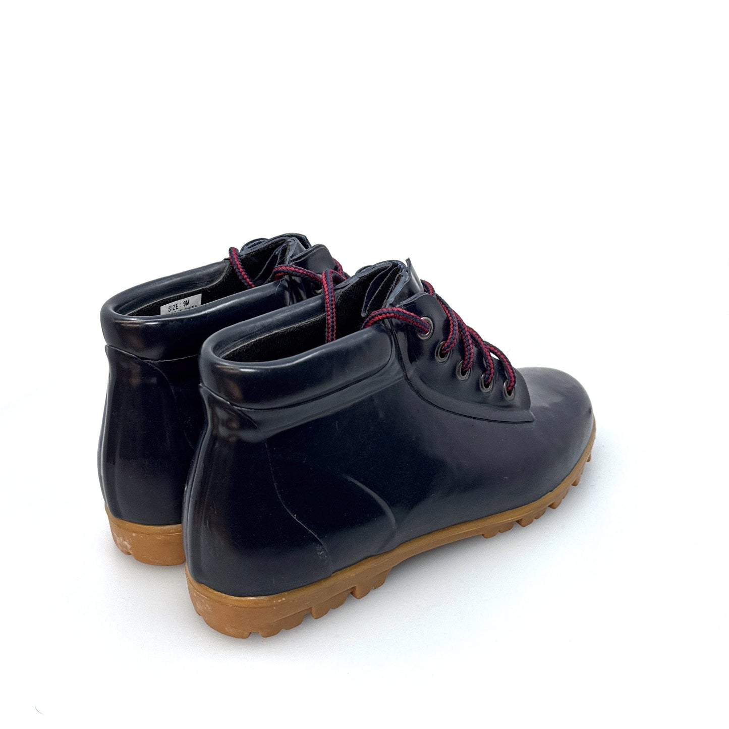 Lands' End | Rubber Low Ankle Lace-Up Boot | Size: 9 | Color: Blue | EUC