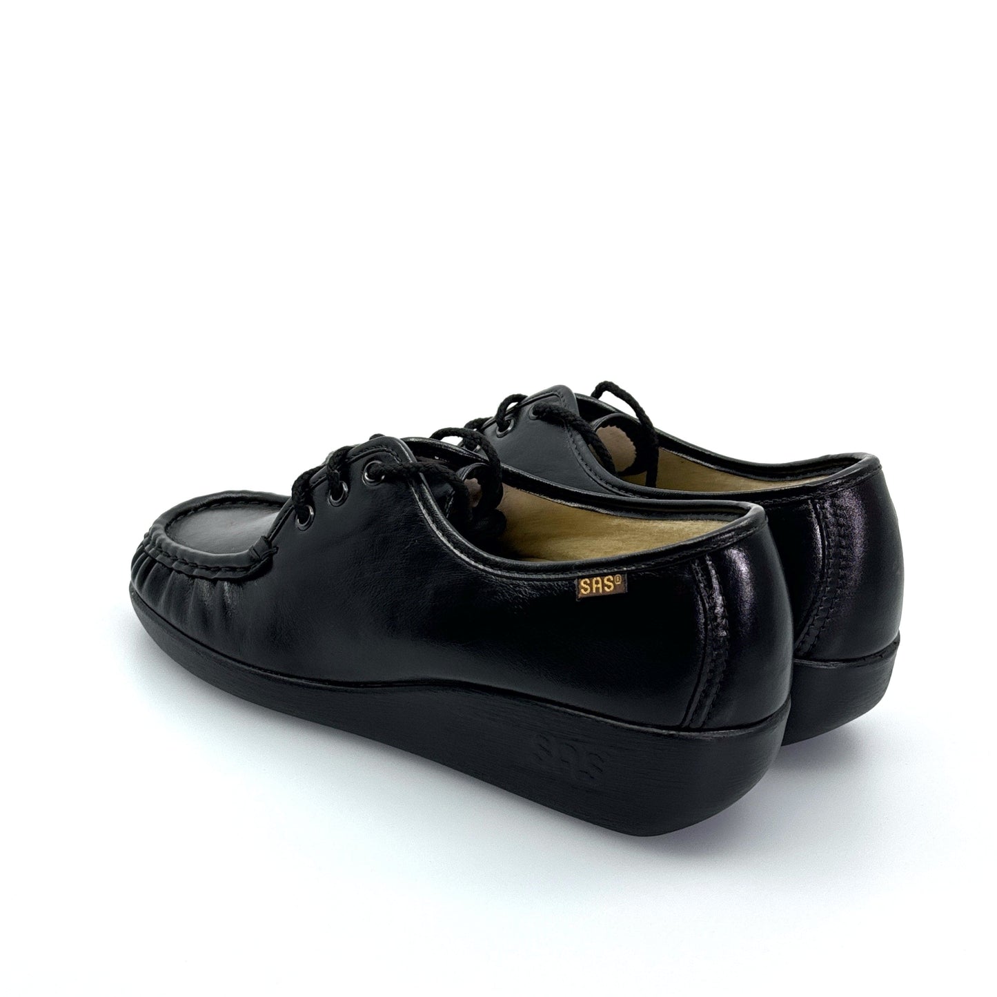 SAS | Womens Bounce Wedge Loafers | Color: Black | Size: 10N | EUC