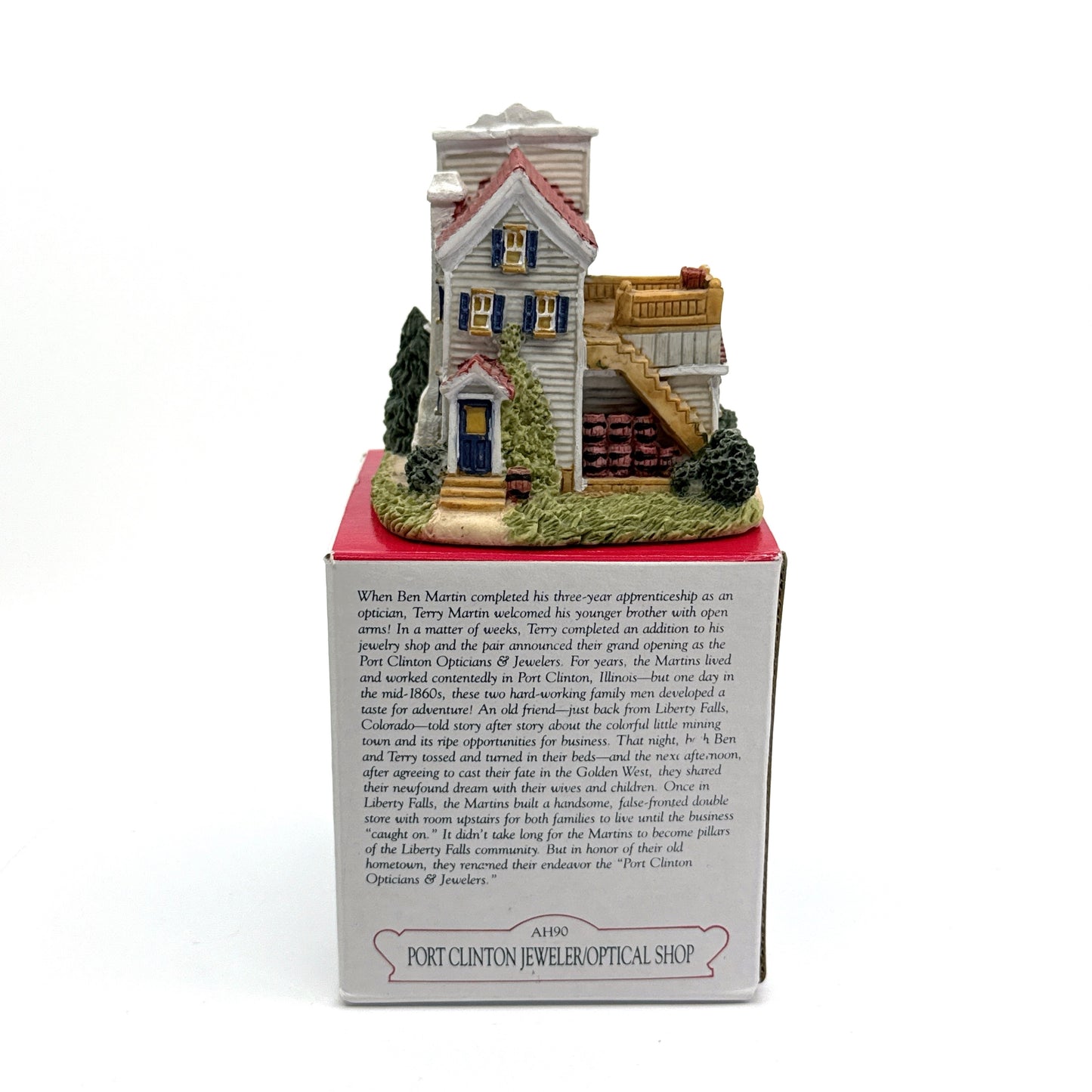Port Clinton Jeweler / Optical Shop | Liberty Falls Americana Collection - AH90 | 1995 | EUC Original Box