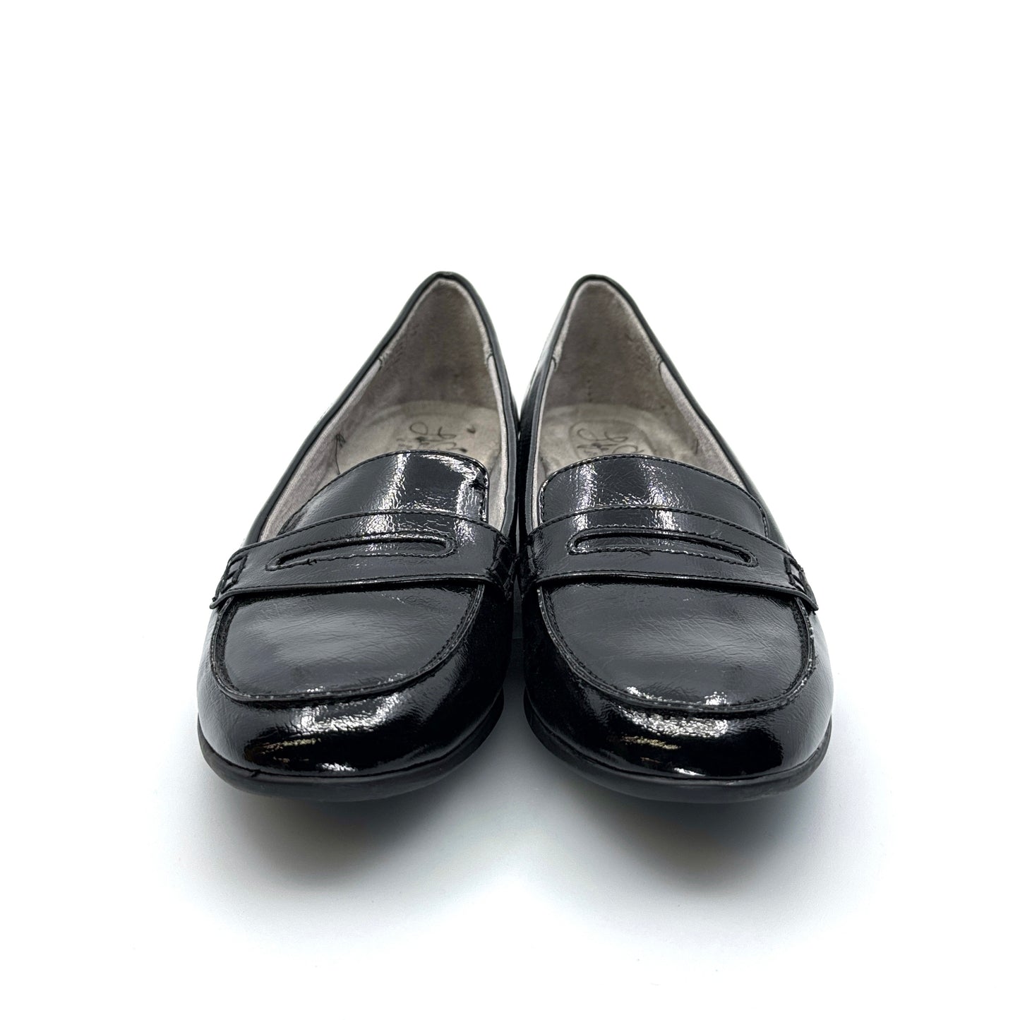 LifeStride | Womens Patent Leather Loafers | Color: Black | Size: 10M | EUC