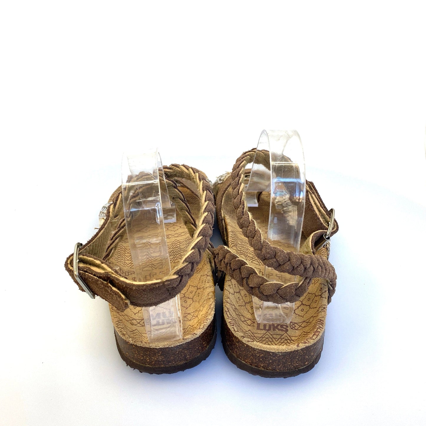 Muk Luks Womens Size 11 Zara Braided Strappy Sandal Pre-Owned