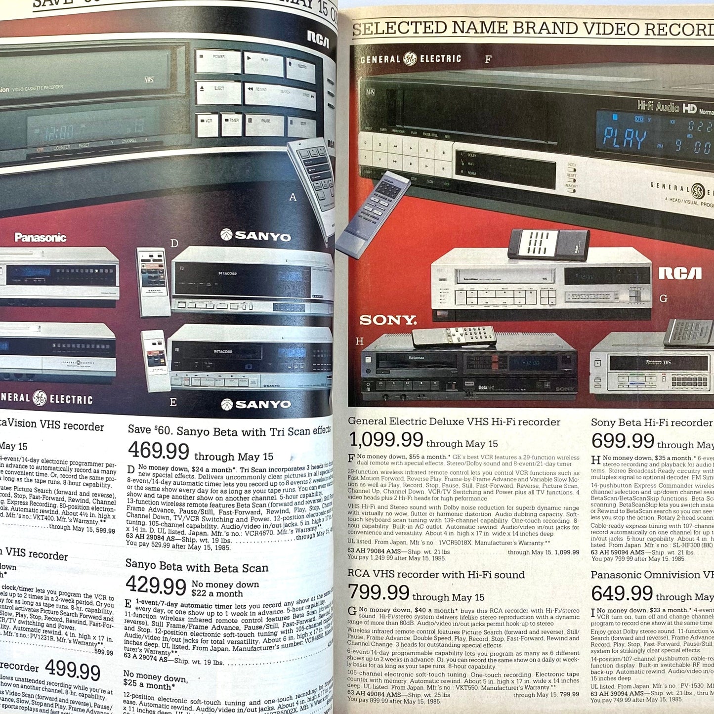 Vintage Montgomery Ward ‘Spring & Summer 1985’ Catalog