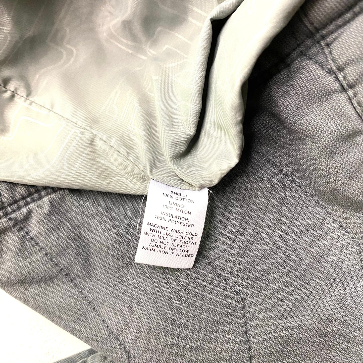 Eastern Mountain Sports Men's Quilted Shacket - Size M - Gray - Lined - Long Sleeve - EUC