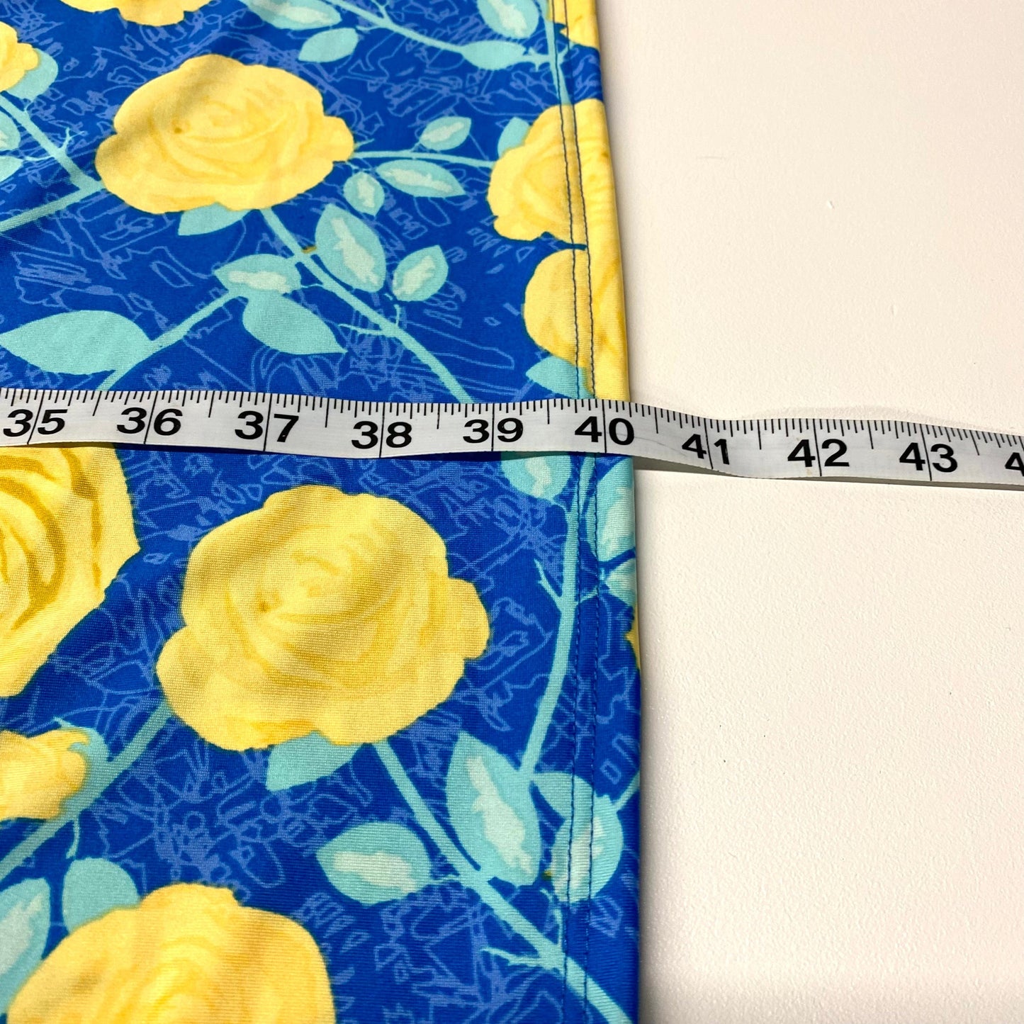 LuLaRoe Womens S Debbie Yellow/Blue Floral L/s Sheath Dress NWT