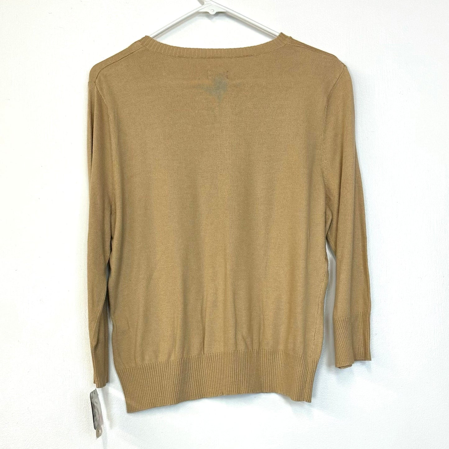 Mossimo Womens Size XL ‘French Toast’ Beige Pullover Sweater L/s NWT
