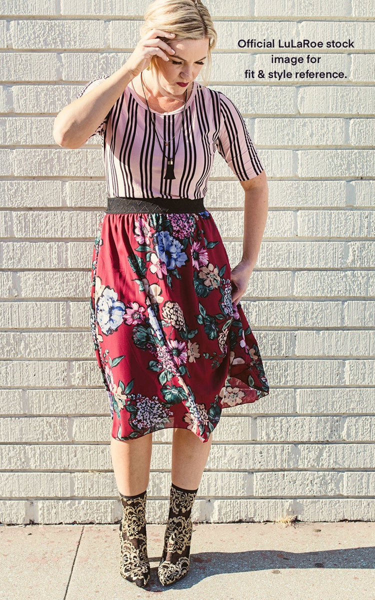 LuLaRoe Lined Lola Skirt | XL | Green/purple/black Tribal | NWT