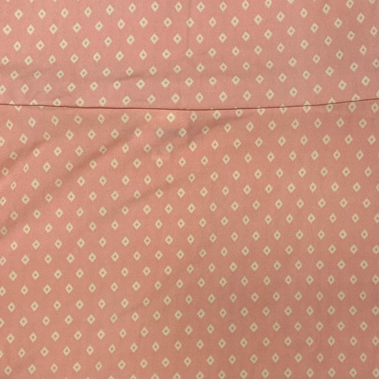 LuLaRoe Azure A-Line Skirt | L (10-12) | Pink/Cream Diamonds | NWT