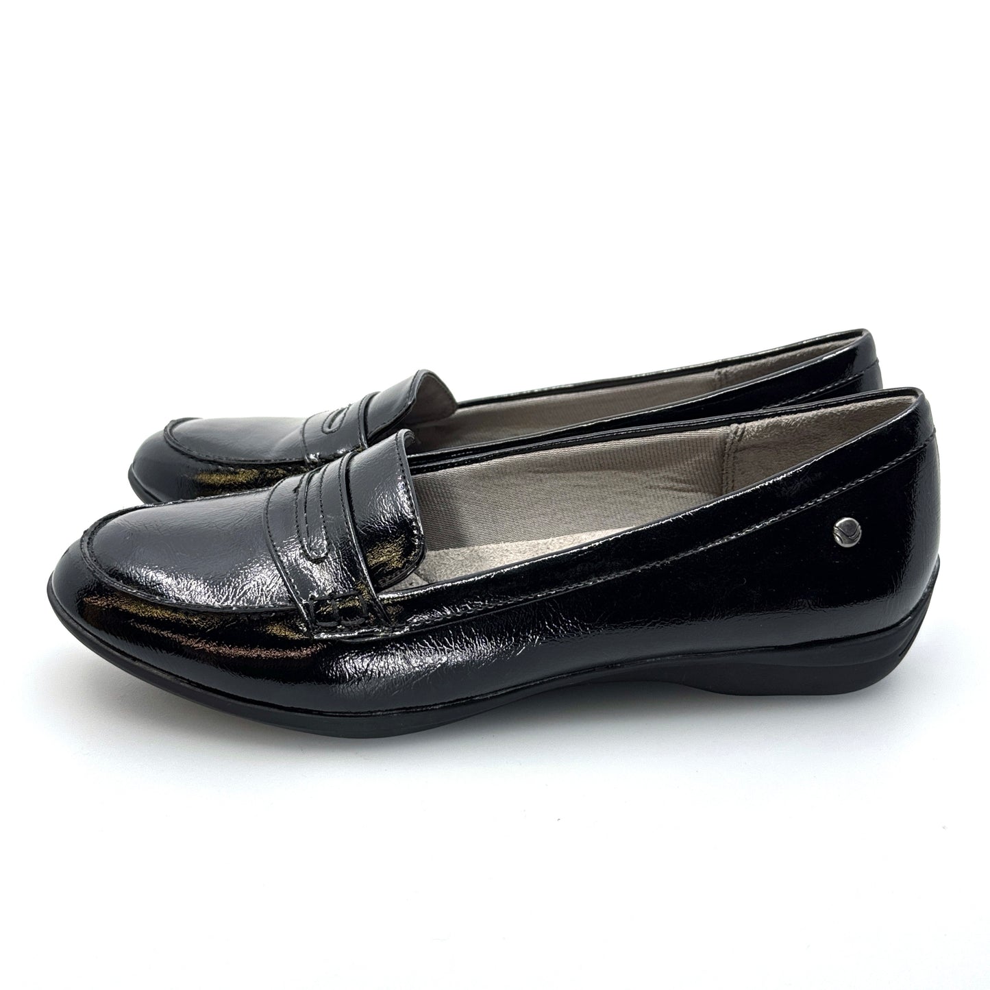 LifeStride | Womens Patent Leather Loafers | Color: Black | Size: 10M | EUC