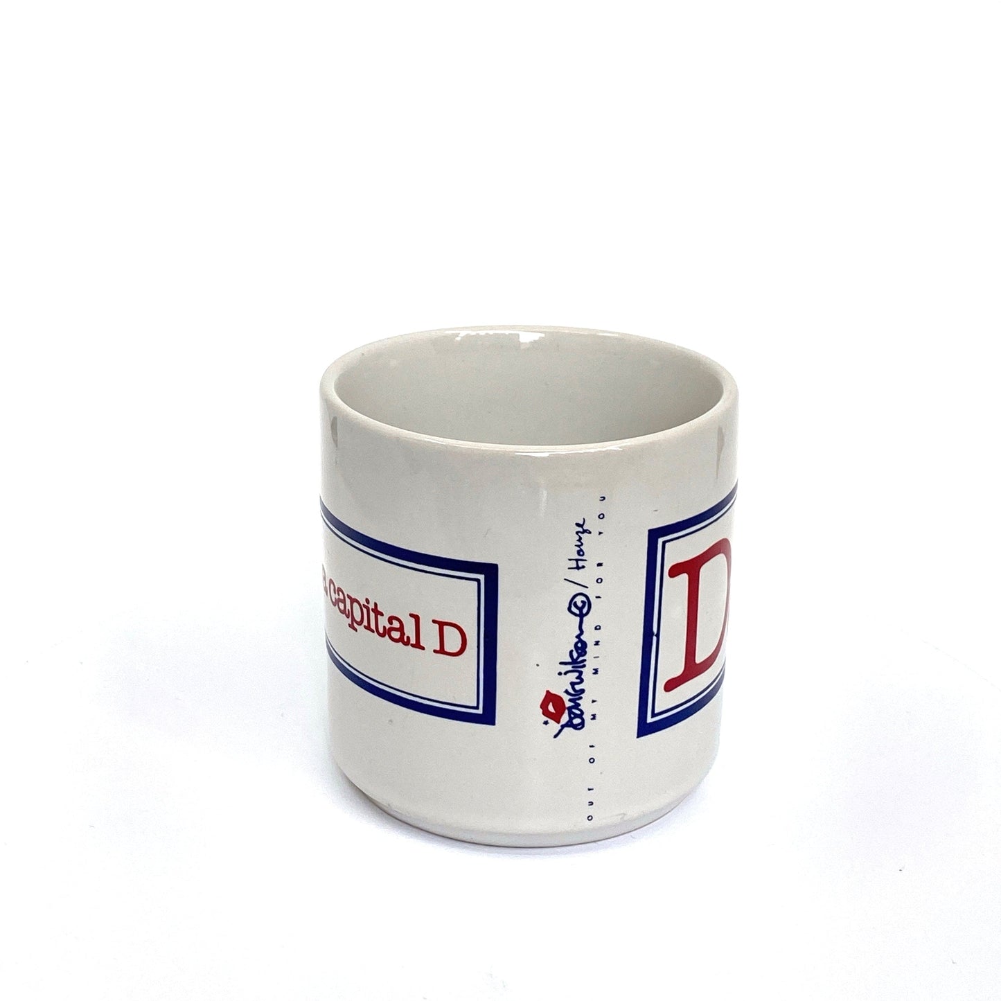 ‘Debbie with a capital D’ White Ceramic Personalized Coffee Cup 14 Fl Oz