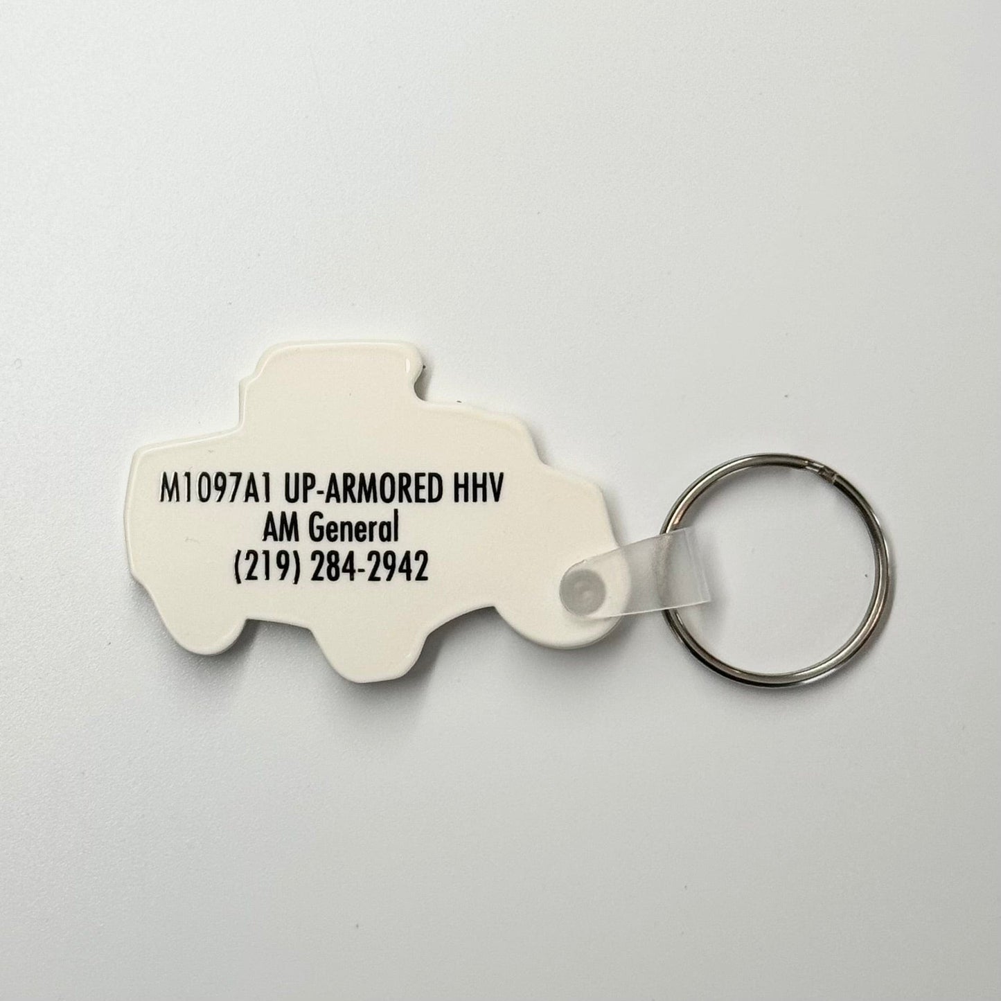 ‘M1097A1 UP-ARMORED HHV AM General’ Keychain Key Ring Rubber Pre-Owned