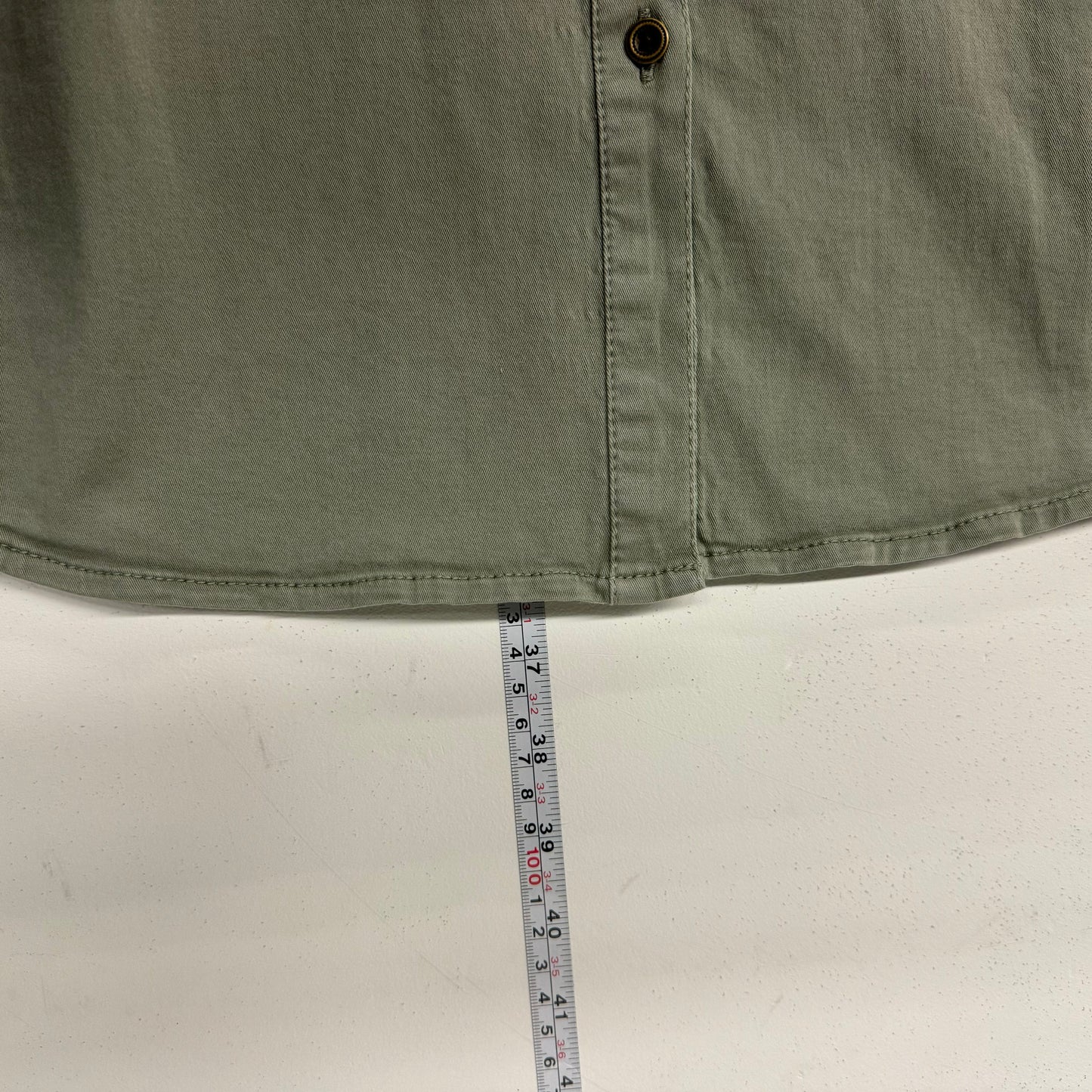 J.Jill Live-In-Chino Missy Shirt Dress | 14 | Soft Olive Green | NWT