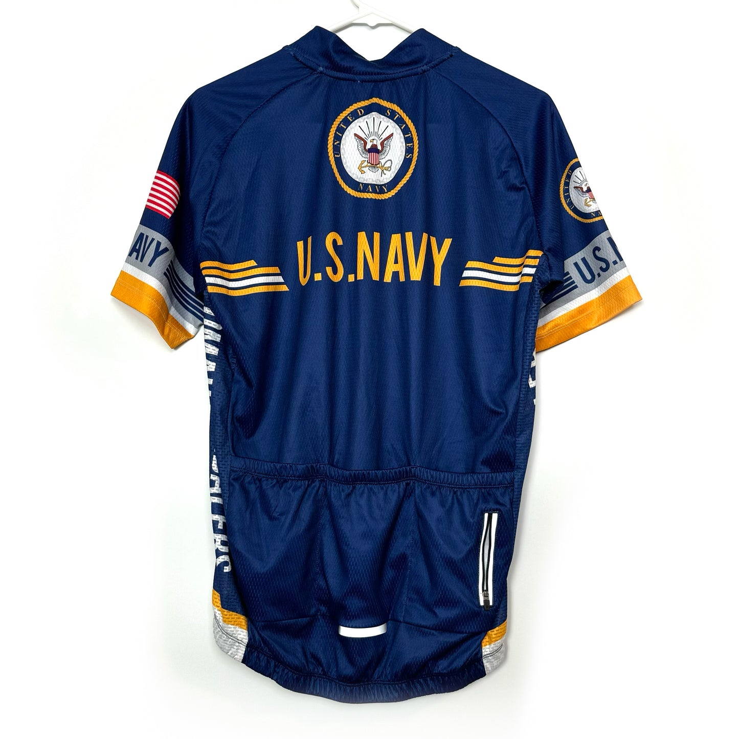 US NAVY | Mens ¼ Zip Cycling Jersey | Color: Blue | Size: L | EUC