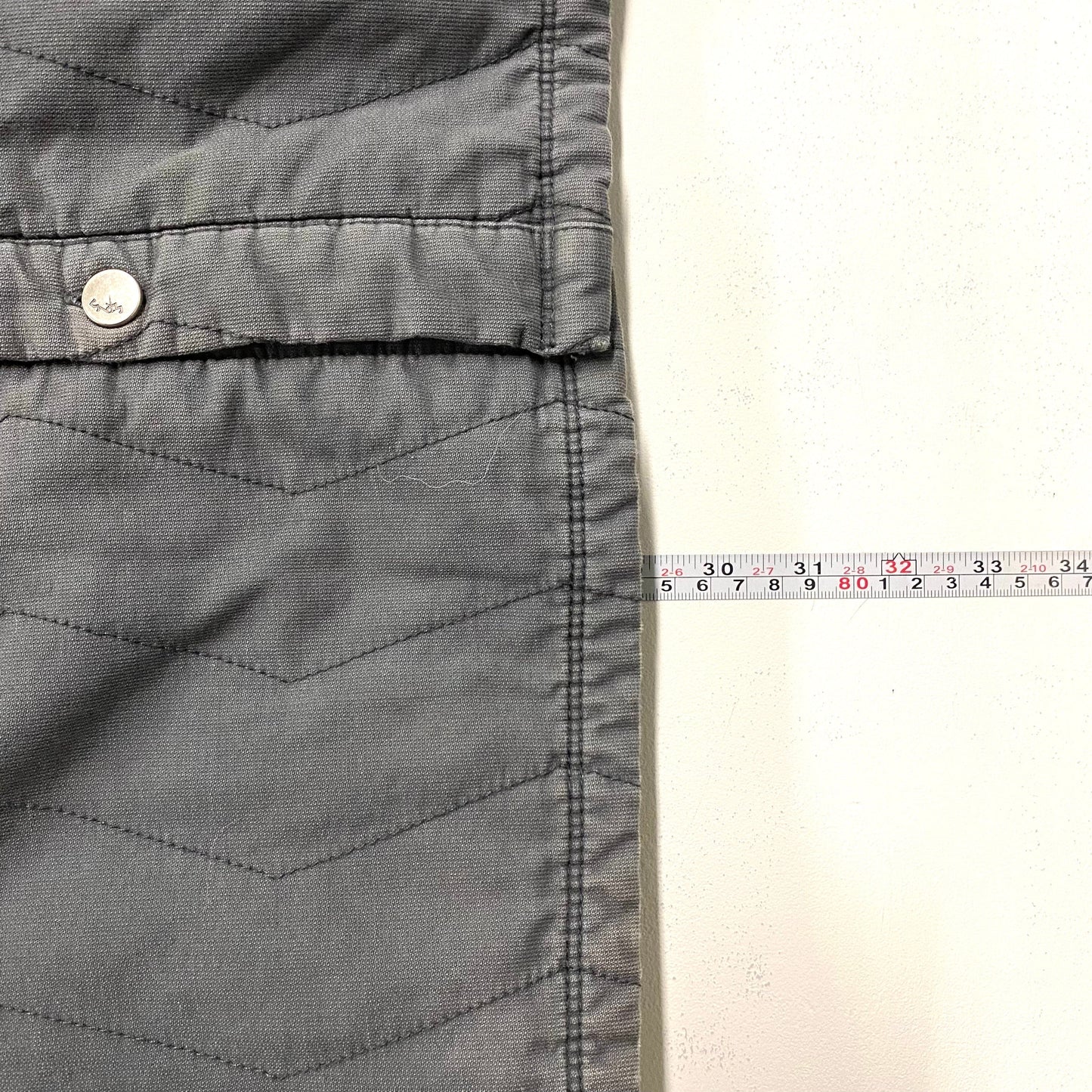 Eastern Mountain Sports Men's Quilted Shacket - Size M - Gray - Lined - Long Sleeve - EUC
