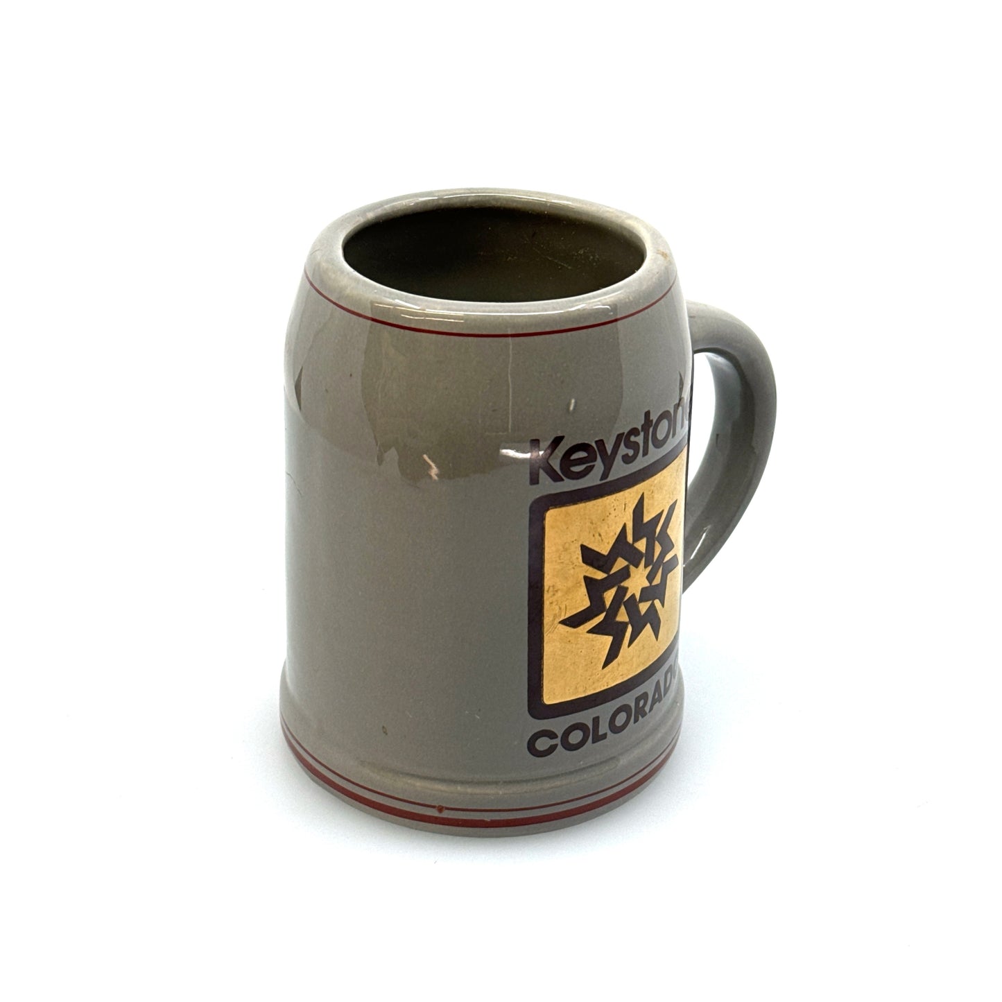 Keystone Colorado | Collectible Drinking Mug | Color: Grey/Gold | Pre-Owned