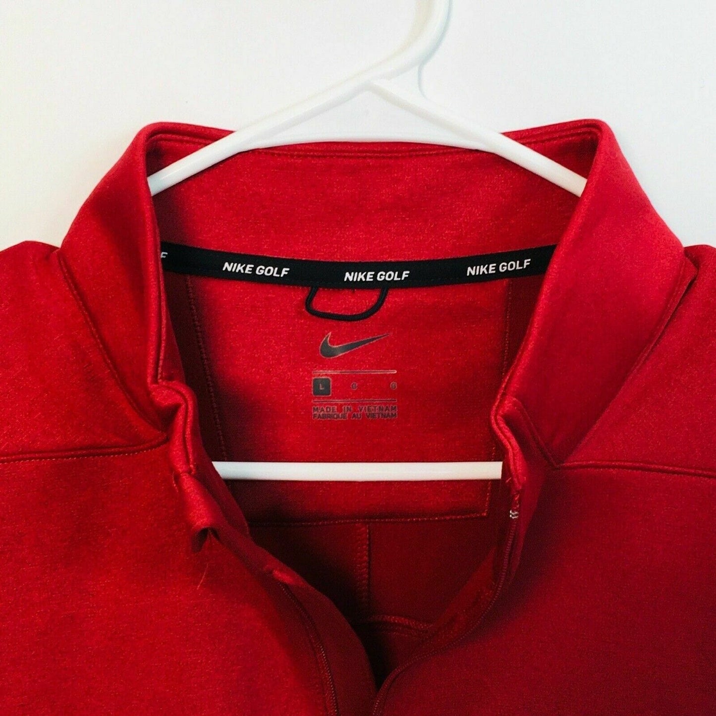 Nike Golf | Mens Washington State Cougars Pullover Sweatshirt 1/4 Zip L/s | Color: Red | Size: L