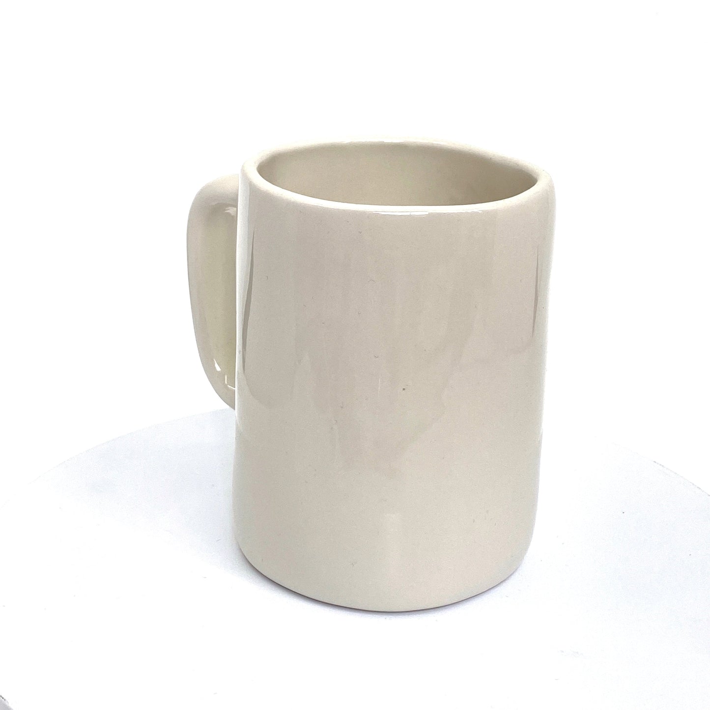 Rae Dunn Artisan Collection ‘HUSTLE’ Large Letter White Coffee Cup Mug By Magenta