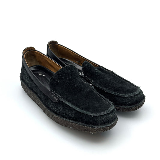 Lands’ End | Venetian Suede Crepe Sole Loafers | Size: 7M | Color: Black | EUC