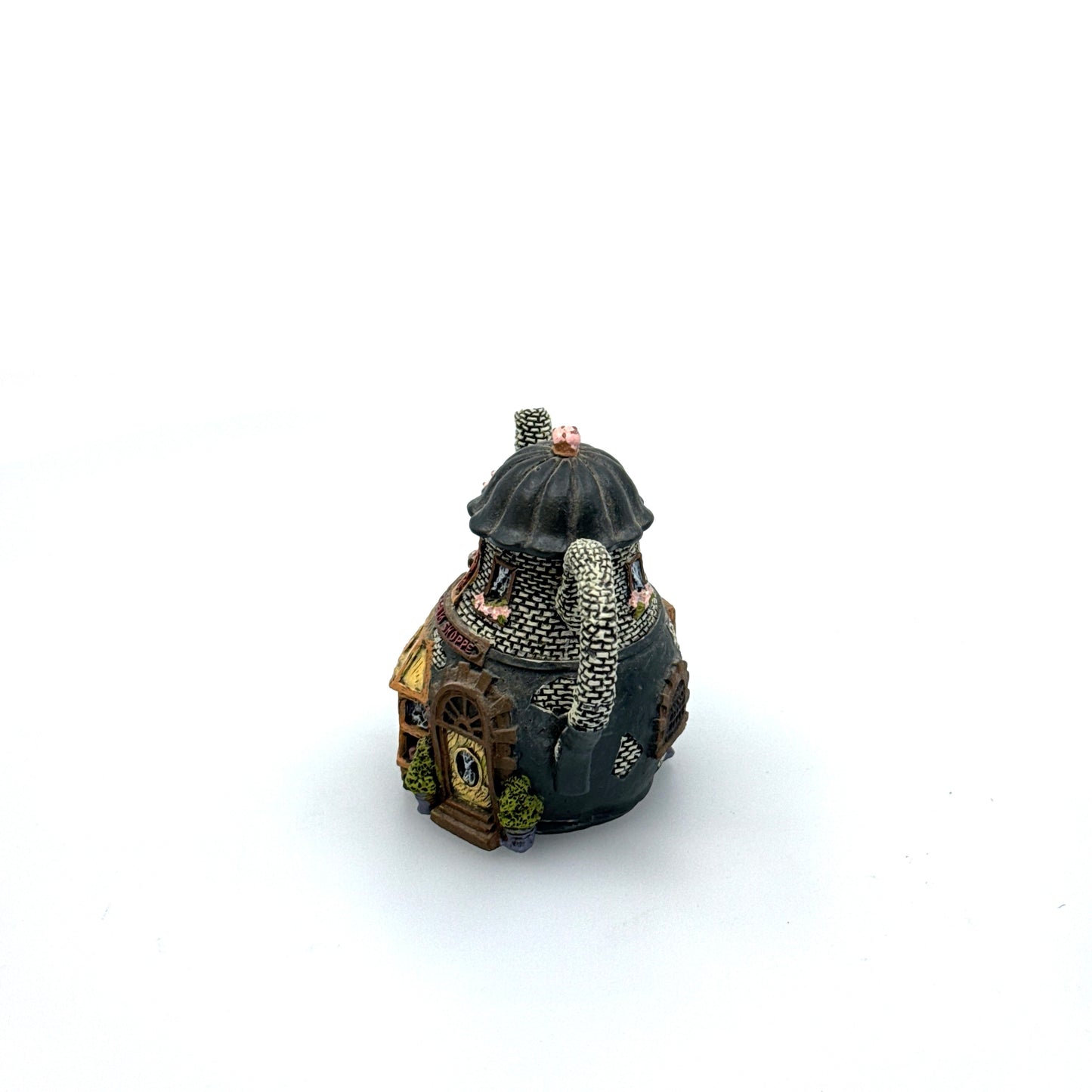 Hometown Teapot Cottages | ‘Ice Cream Shoppe’ Miniature | Color: Multicolor | Vintage